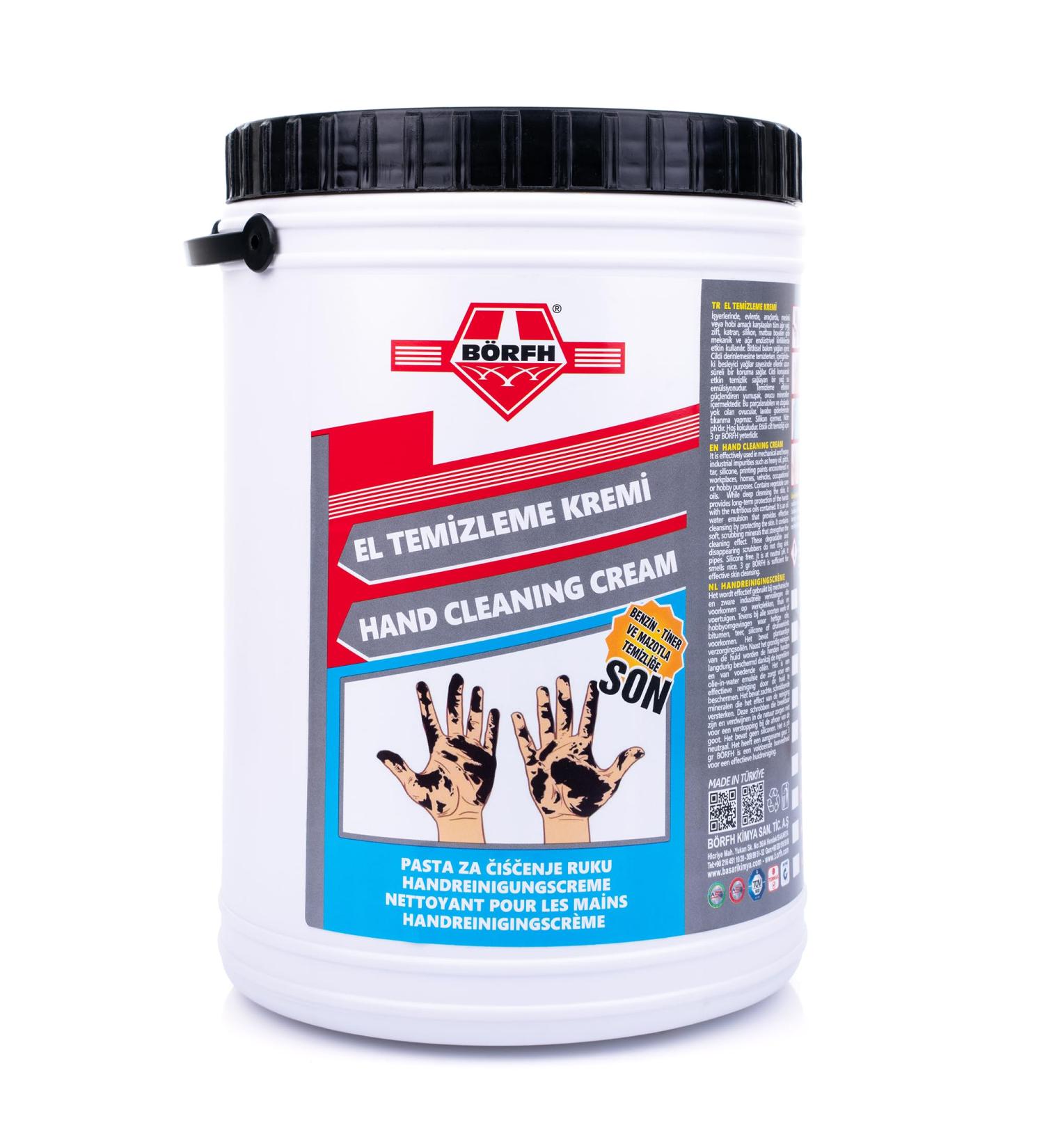Borfh Hand Cleaning Cream 4 Kg | Industrial-Strength Solution for Deep Skin Cleansing Long-Lasting Protection and Effective Removal of Oil Tar Resin and More - Buy Online on GoSupps.com