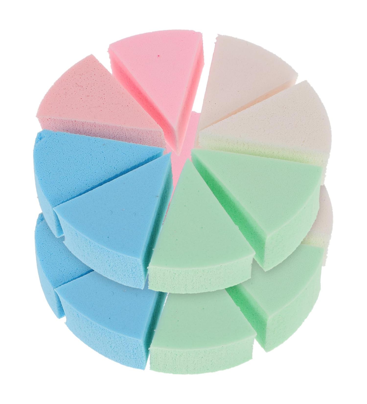 MAGICLULU 6 Sets Triangular Sponge Puff Mineral Puff Foundation Blending Sponge Mini Beauty Puff Wedge Makeup Sponge Cosmetic Puff Body Puff Makeup Puff Wet and Dry - Buy Online on GoSupps.com