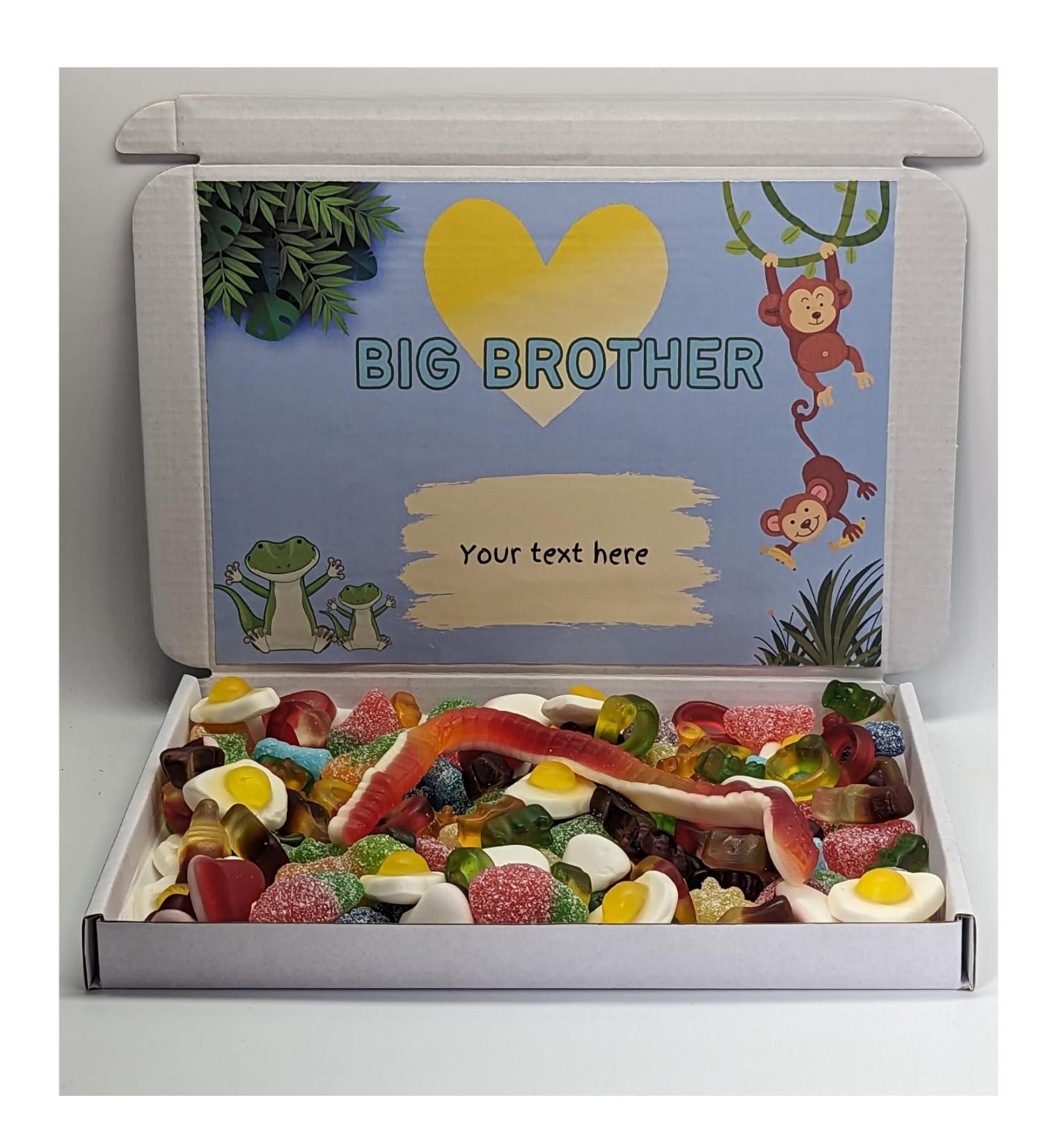 Big Brother sweet box | Big brother personalised sweet box | Big brother gift | Big brother| Big brother present |Big brother|