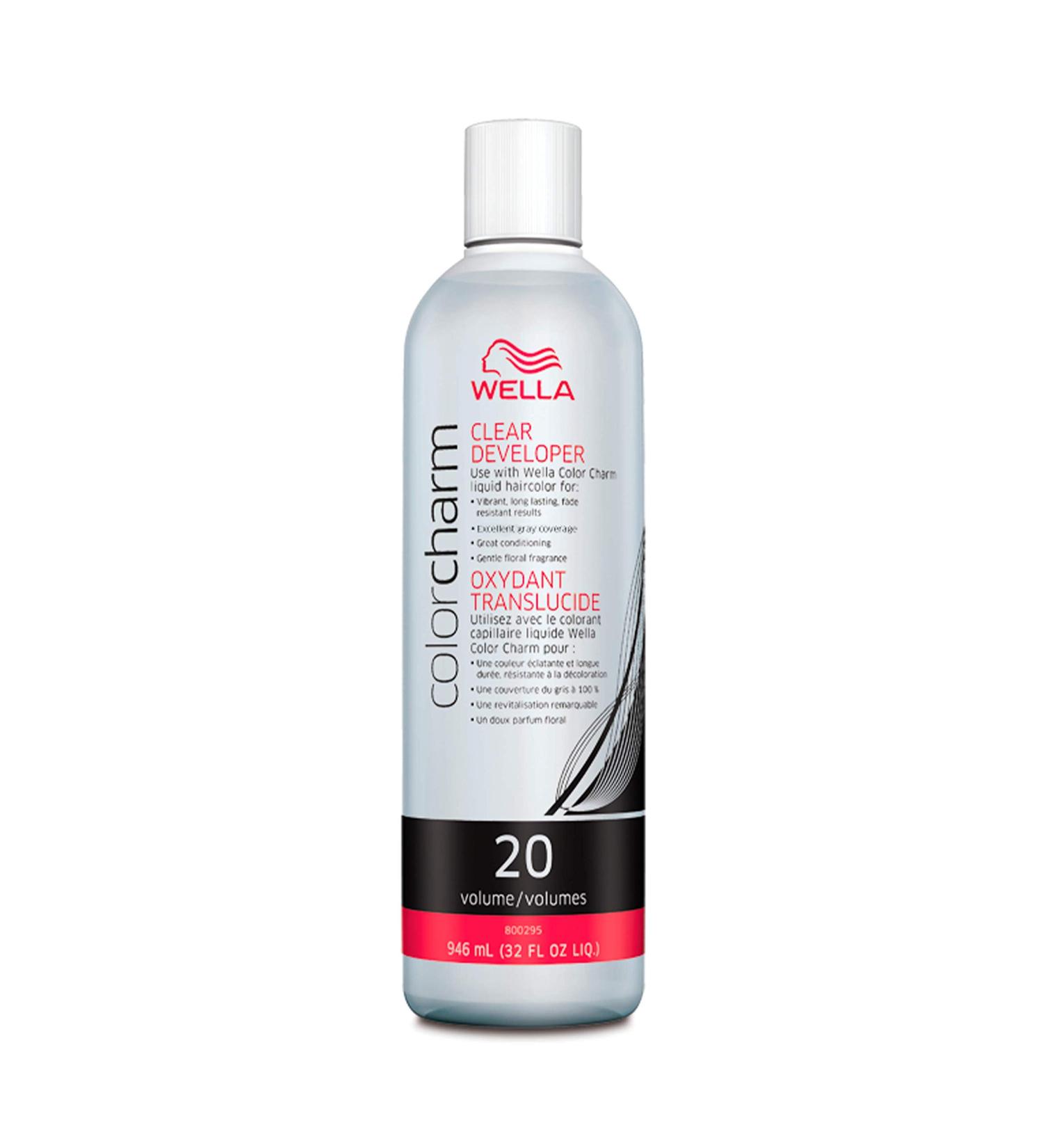 WELLA Colorcharm 20 Volume Clear Liquid Hair Developer 32 oz - Professional Salon Quality - Buy Online on GoSupps.com