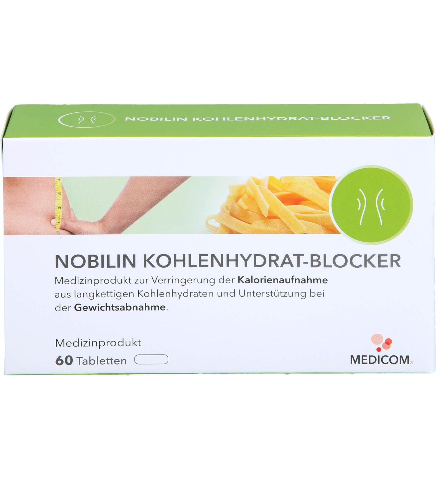 NOBILIN Carbohydrate Blocker Tablets - 60 PCS | Effective Weight Management & Maximize Nutrition | Shop Internationally - Buy Online on GoSupps.com