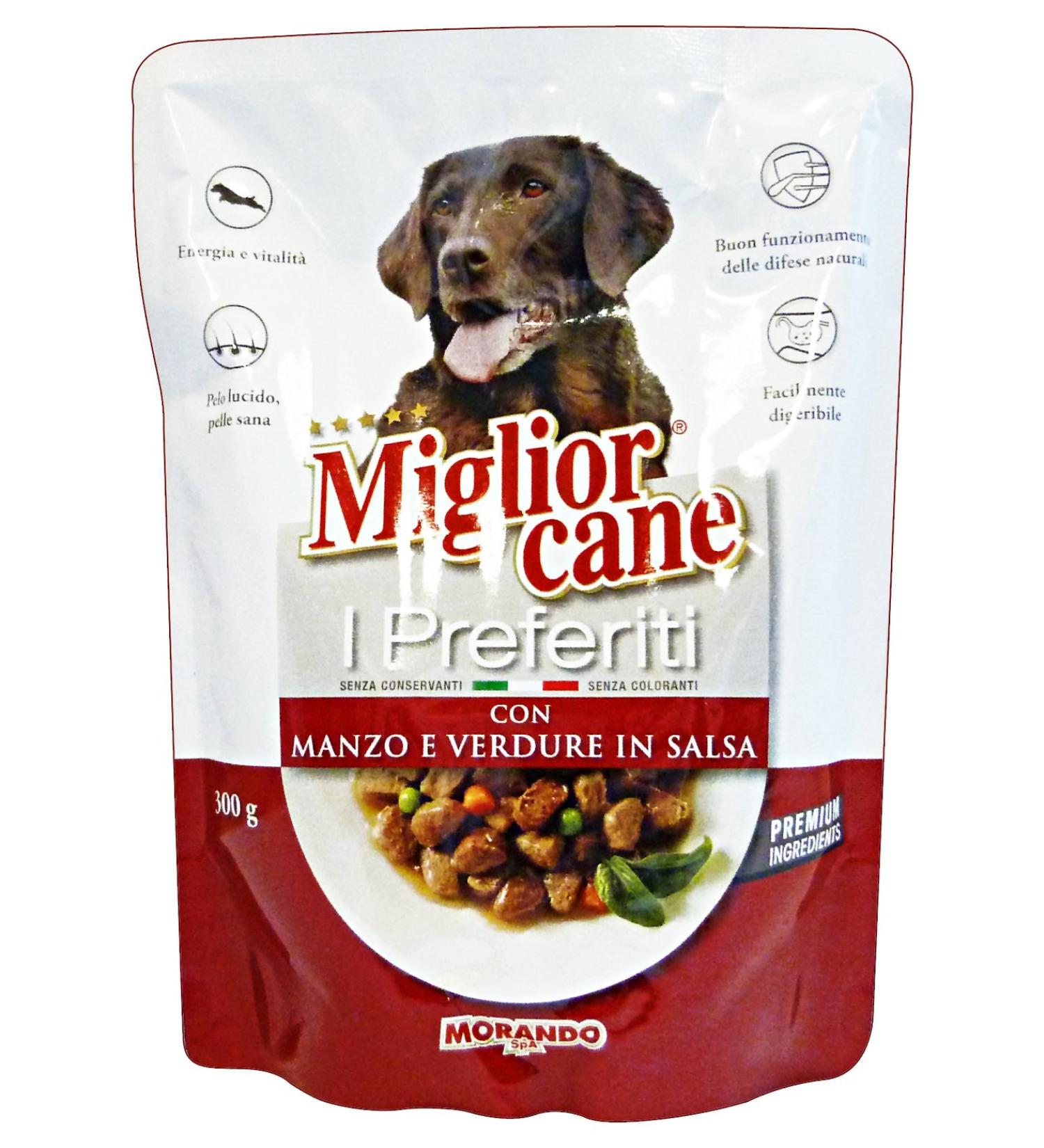 MIGLIOR CANE 300g bag "Favorite" beef/vegetable stew