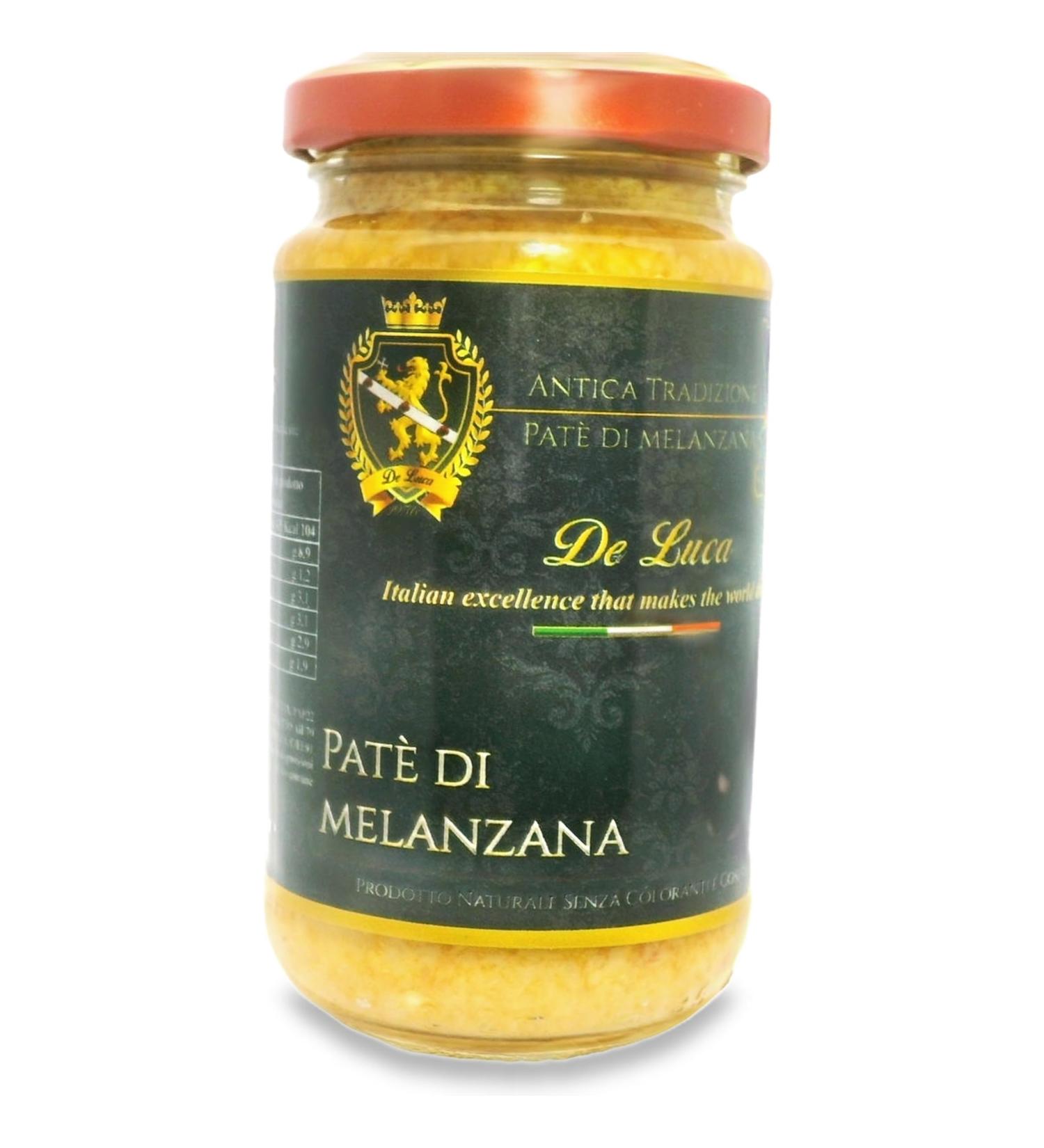 Calabrese Eggplant P t De Luca Ancient Tradition 230g Glass Jar 100% Italian Made in Calabria - Buy Online on GoSupps.com