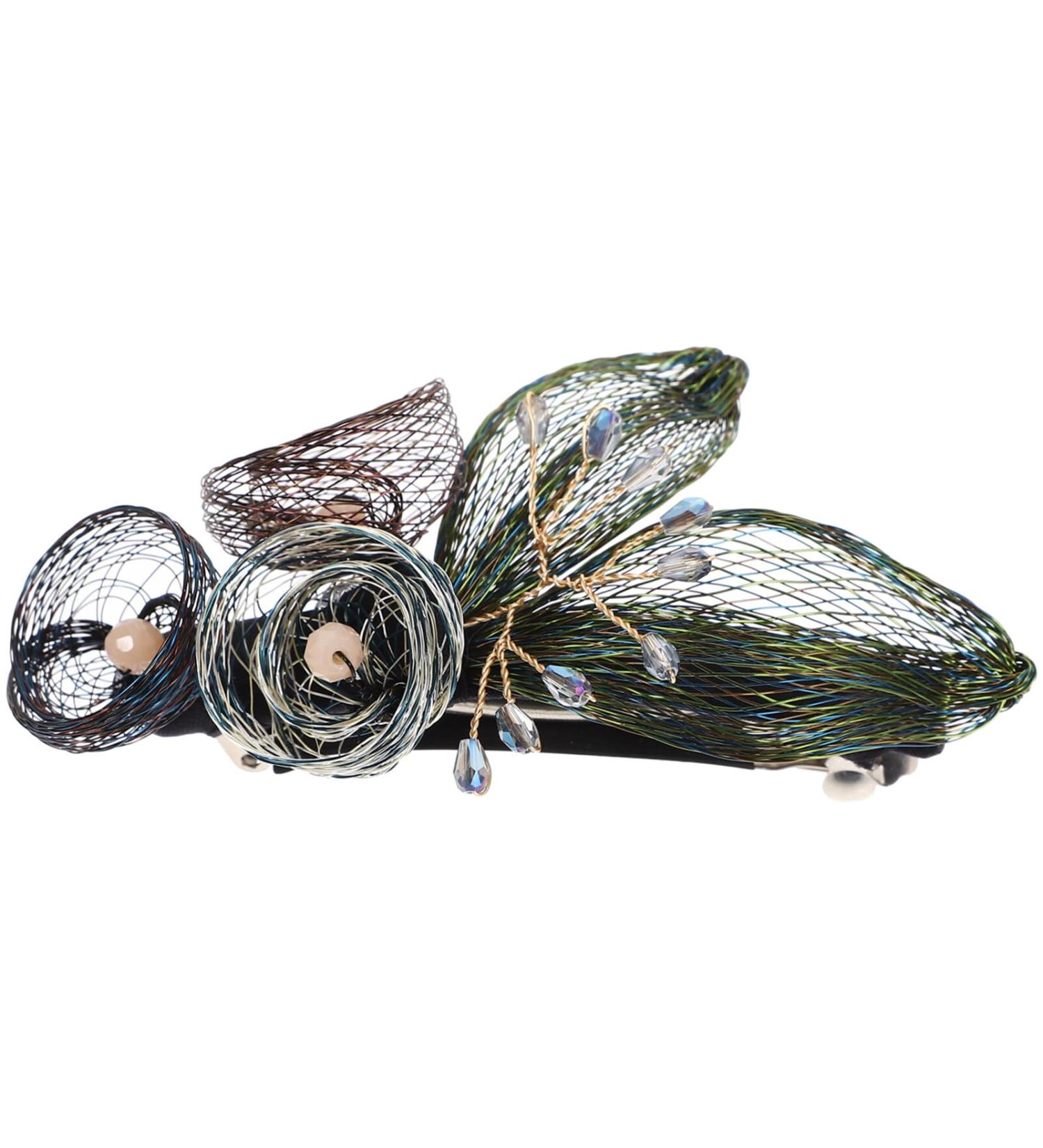 Beaupretty Hair Clips for Girls Hair Barrettes Ponytail Clip for Hair Girl Hair Clips Hair Clips for Women Thick Hair Girls Barrettes for Hair Copper Wire Manual Hair Accessories Women's - Buy Online on GoSupps.com