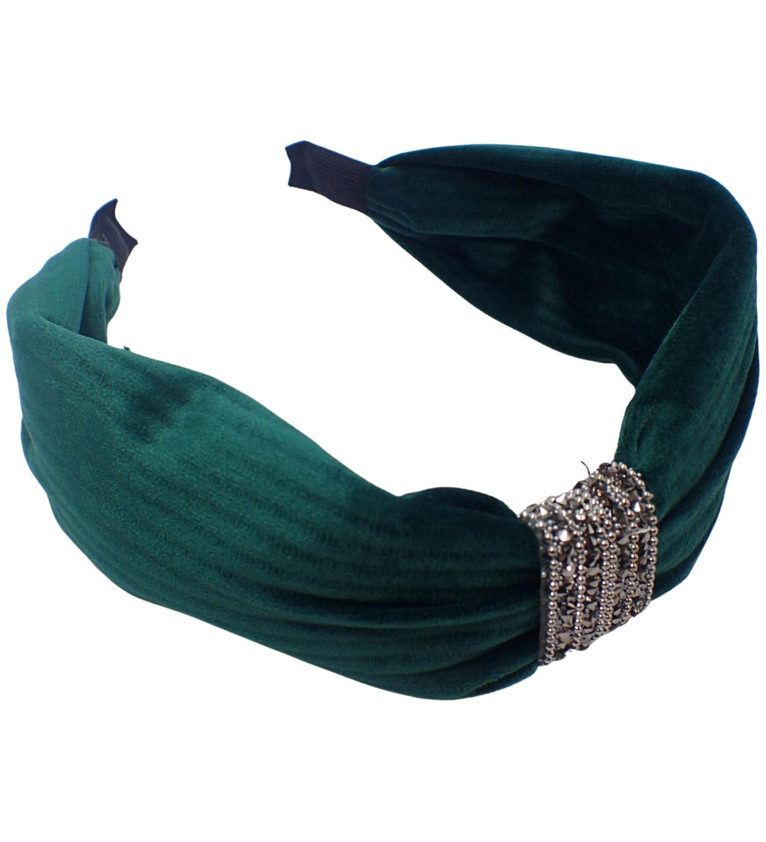 Topkids Accessories Velvet Belt Alice Bands Adult Women Hair Accessories for Women Hair Bands for Women Thick Headband Womens Headbands Head Bands Adult Women Wide Headbands (Bottle Green) - Buy Online on GoSupps.com
