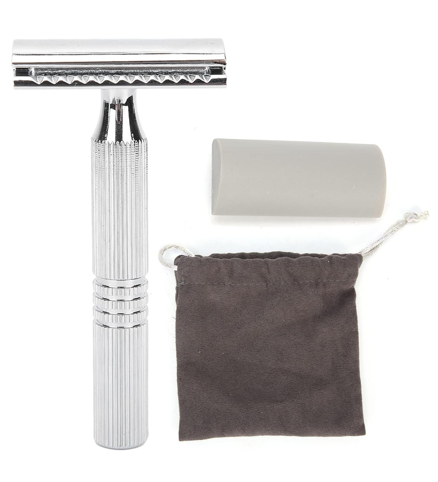 Easy Trim Razor - Professional Manual Alloy Razor for Home & Travel | Sustainable Silver Design - Buy Online on GoSupps.com