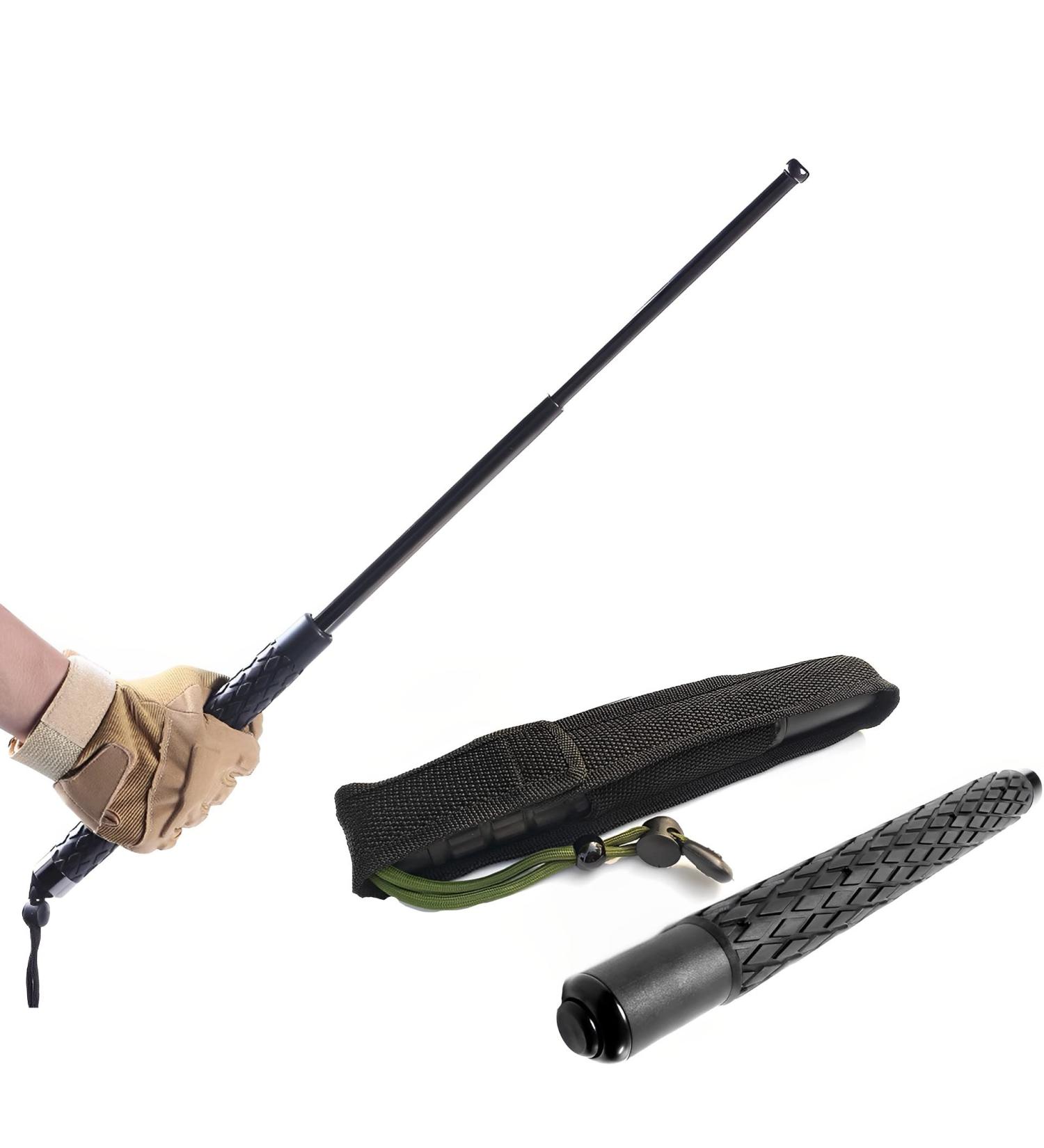 Black Folding Hiking Poles Set - Lightweight & Durable Alpenstocks for Outdoor Walking & Climbing - Buy Online on GoSupps.com