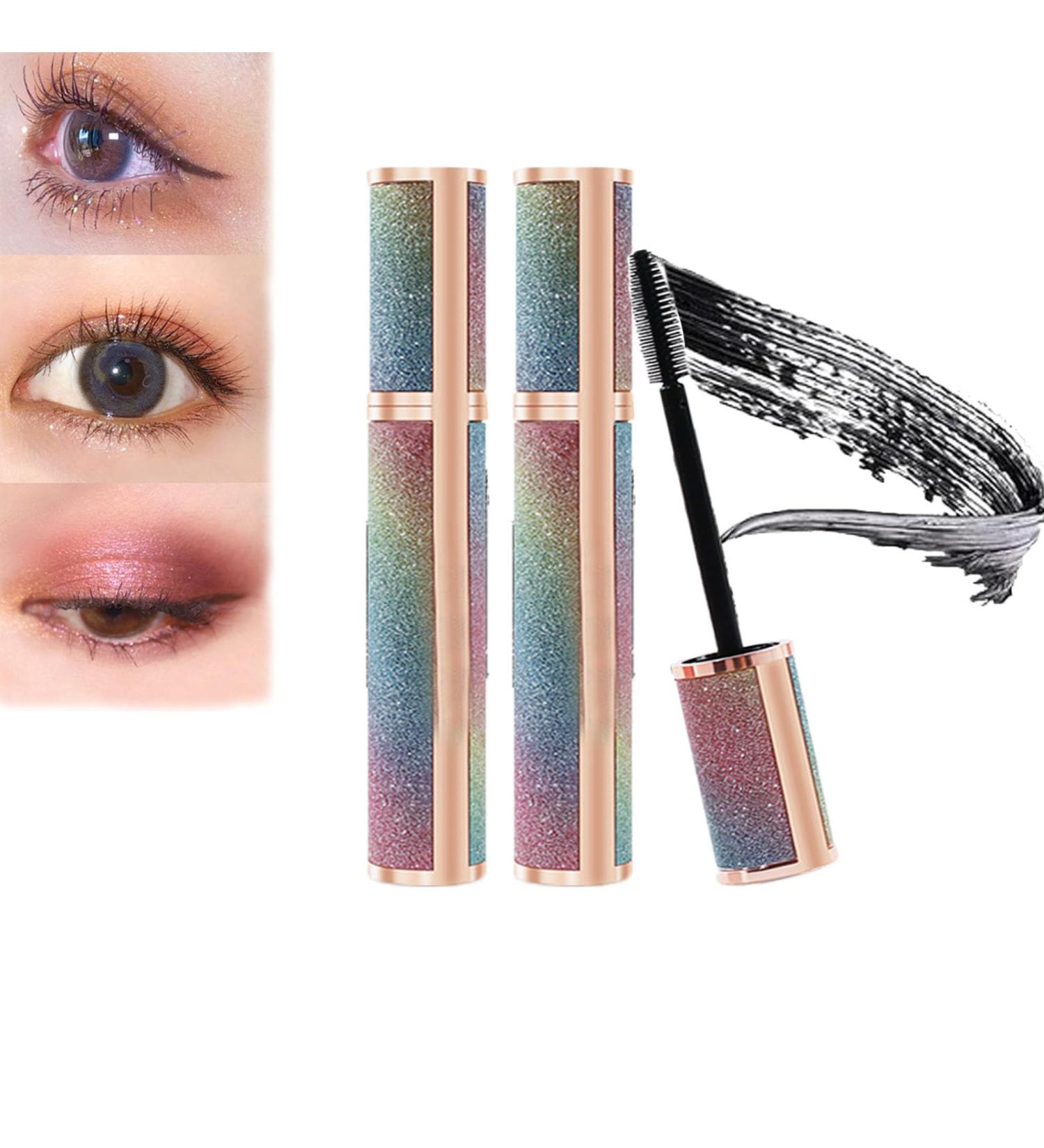 Lashvibe Mascara Sweetempo Mascara Liquid Extensions Mascara Natural 4d Fiber Mascara Long-Lasting Mascara with Thick Curling Waterproof Sweat-Proof and Non-smudge (2PCS) - Buy Online on GoSupps.com