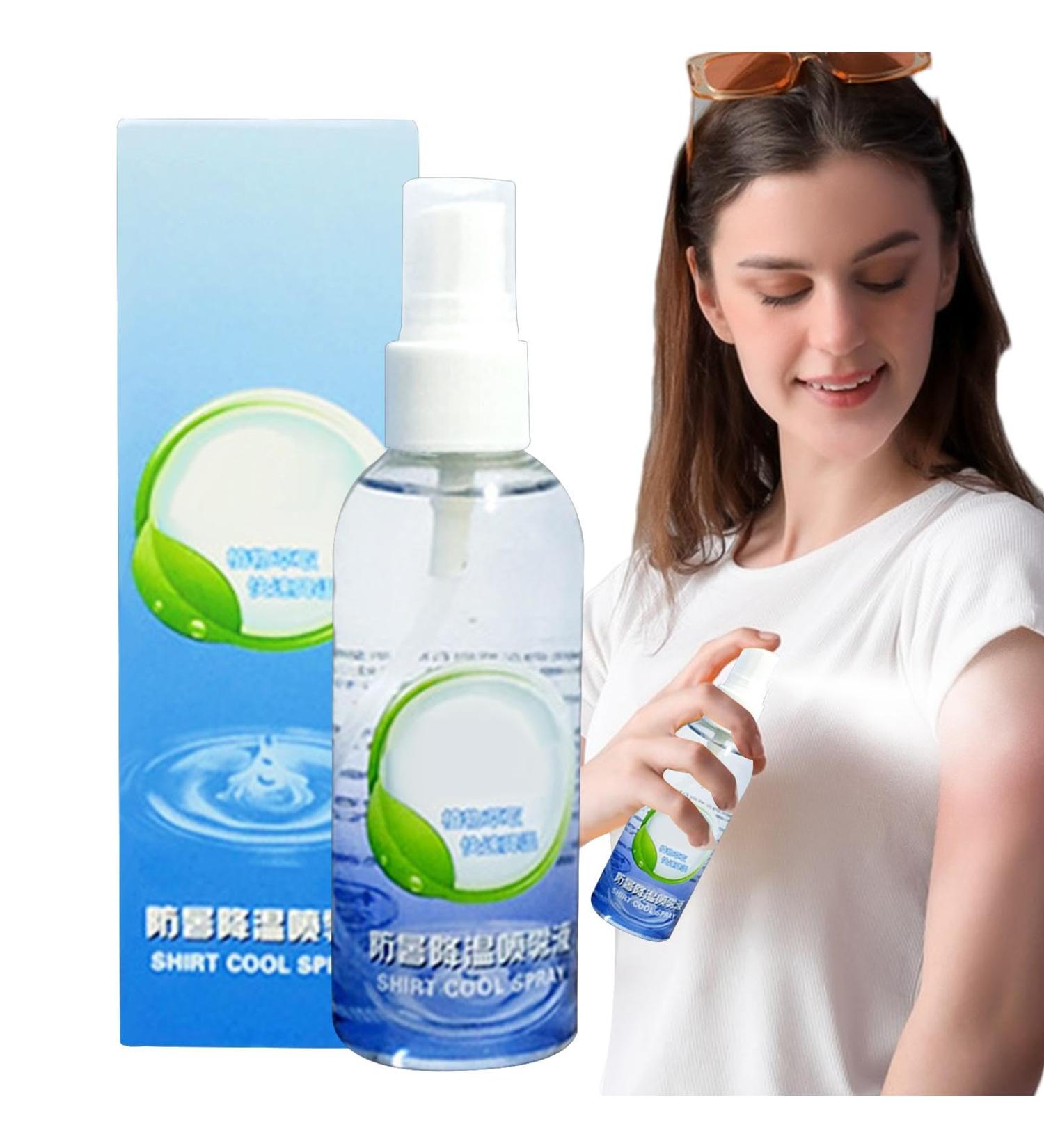 Cooling Mist Spray for Summer - Skin-Friendly Soothing Summer Spray Cooling Body Mist | Non-sticky Instant Cooling Mist Cooling Face Spray for Camping Hiking Fishing - Buy Online on GoSupps.com