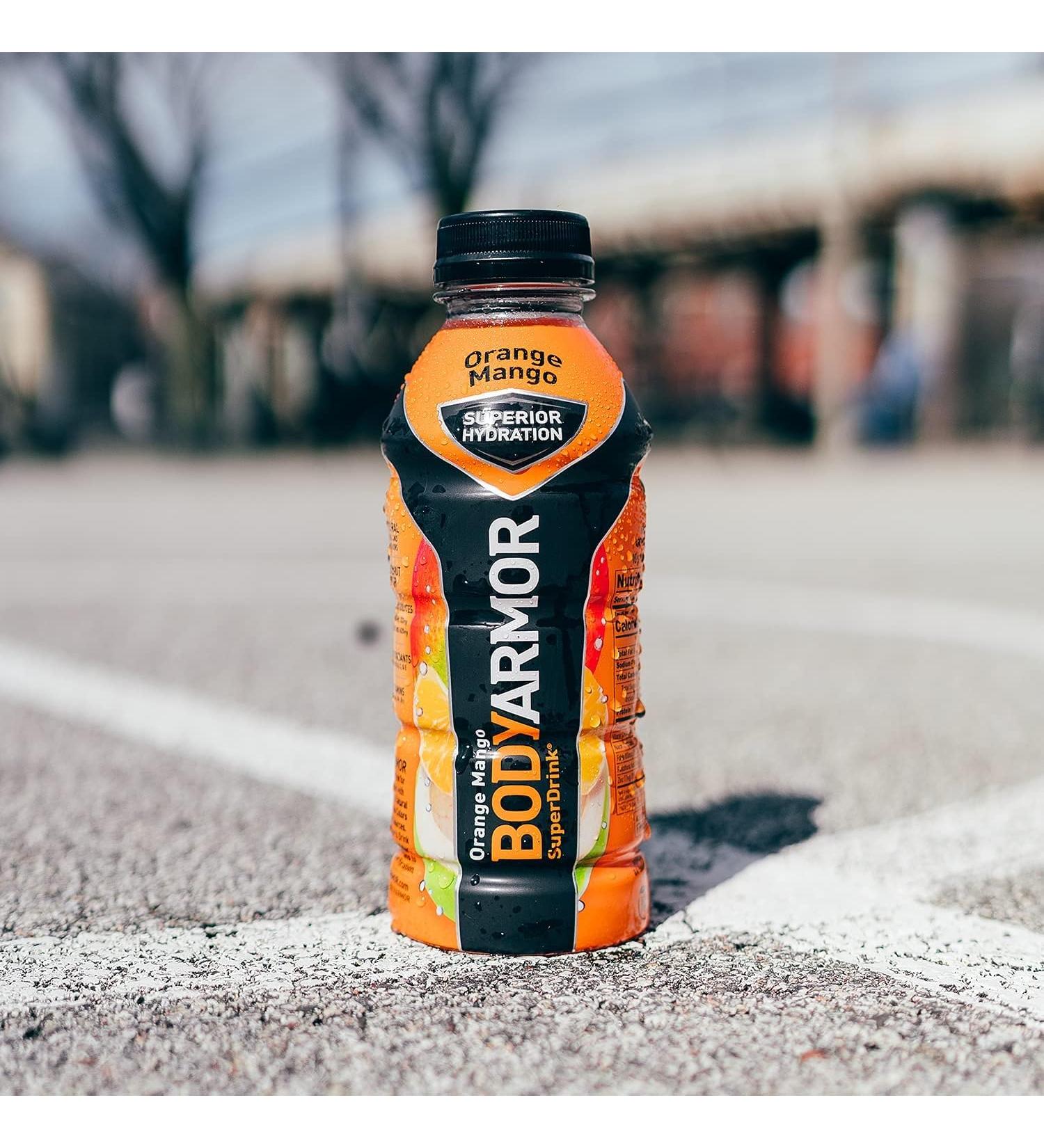 HOT BARGAINS BODYARMOR Sports Drink Sports Beverage Natural Flavours With Vitamins Potassium-Packed Electrolytes Low Calorie BODY ARMOR Drink (Orange Mango) - Buy Online on GoSupps.com