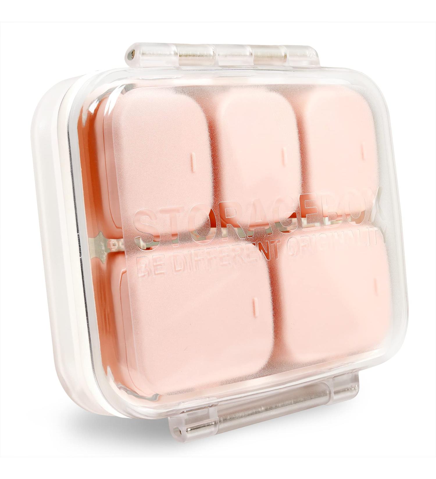 UNI-AOSA Travel Pill Organizer - 10 Compartments, Pink, Moisture & Water Proof, BPA-Free - Buy Online on GoSupps.com