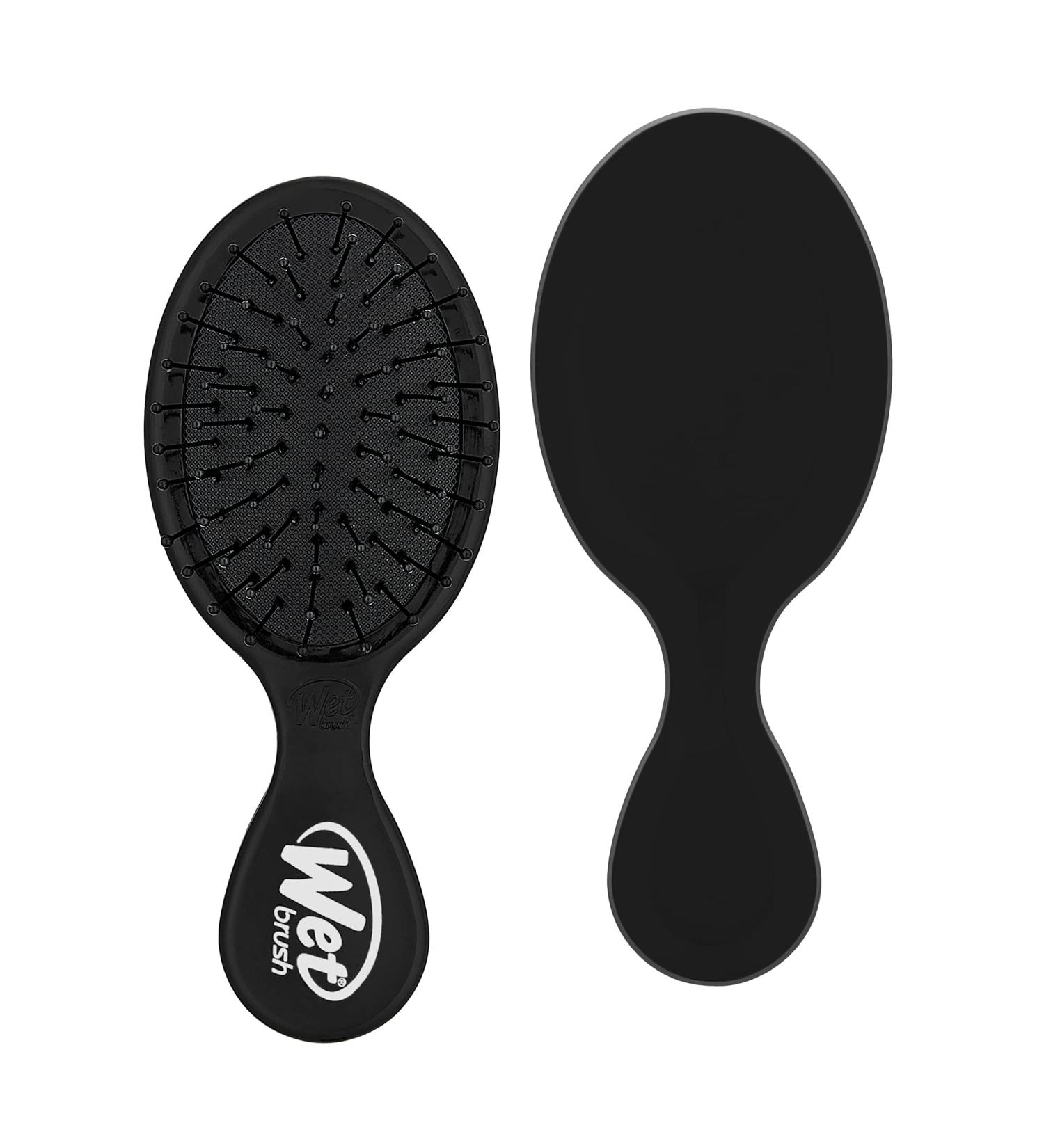 Wet Brush Squirt Detangler Hair Brush - Black - Mini Detangling Brush with Ultra-Soft IntelliFlex Bristles for Pain-Free Hair Styling - Buy Online on GoSupps.com