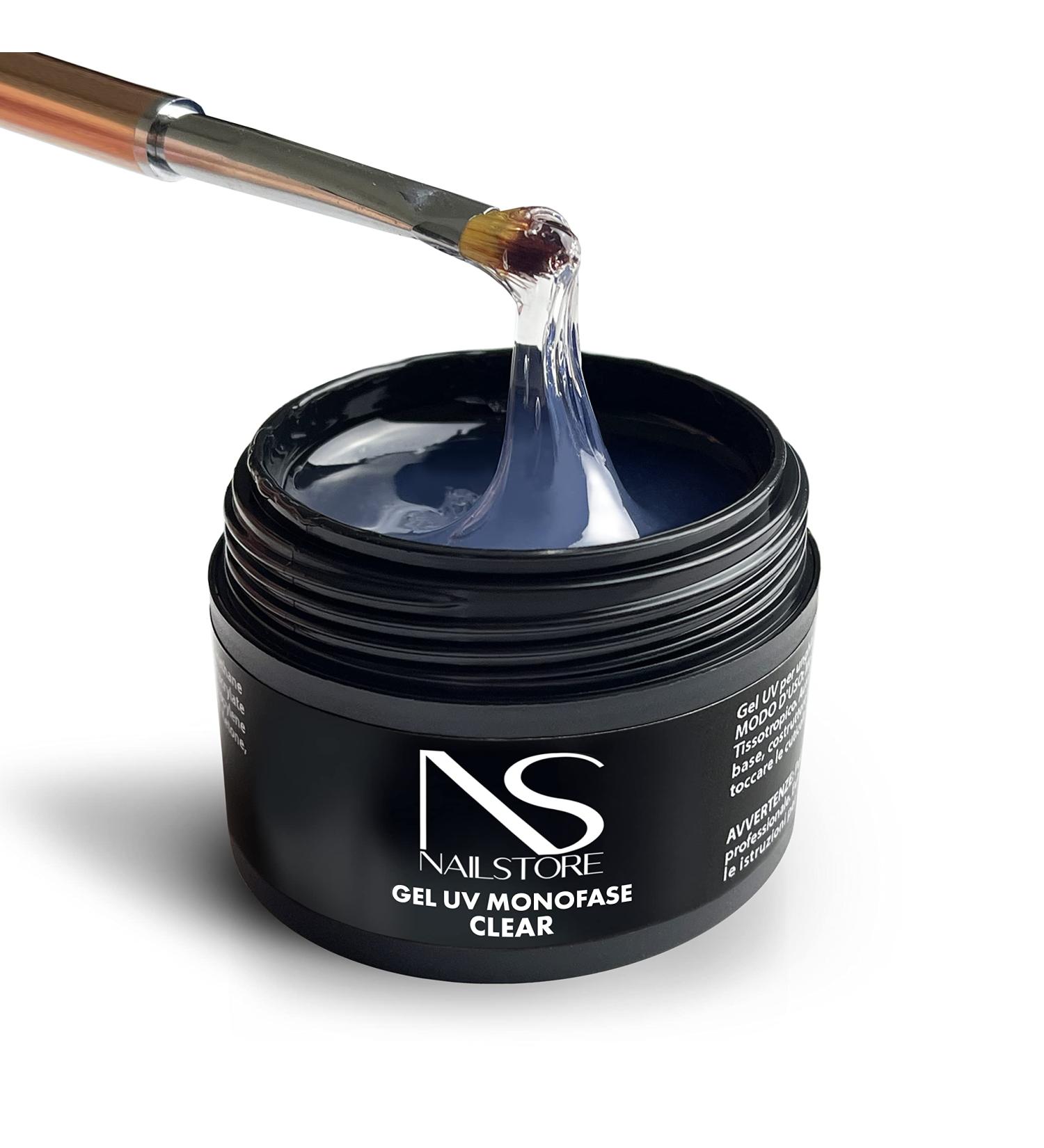  Nail Store Nail Store Clear single-phase UV gel long-lasting self-leveling medium density anti-yellowing easy to handle Suitable for refills (50 g) - Buy Online on GoSupps.com