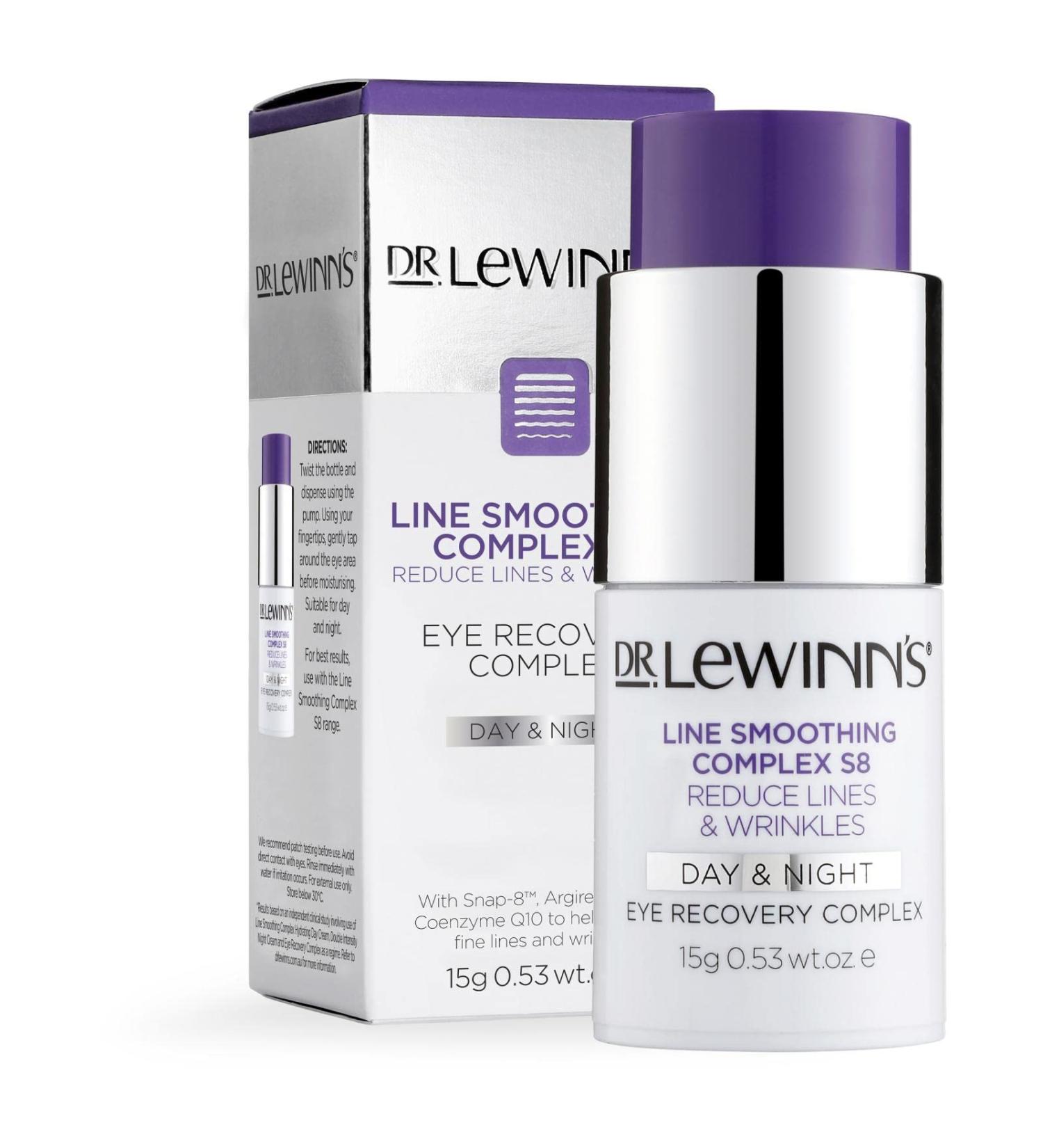 Dr. Lewinn's Line Smoothing Complex S8 Eye Recovery Complex | Reduce Lines, Wrinkles & Dark Circles | 15g - Buy Online on GoSupps.com