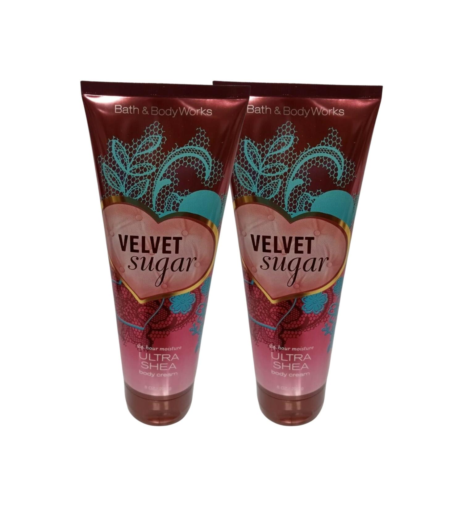 Bath and Body Works Gift Set of 2 - 8 Ounce Body Cream - (Velvet Sugar)