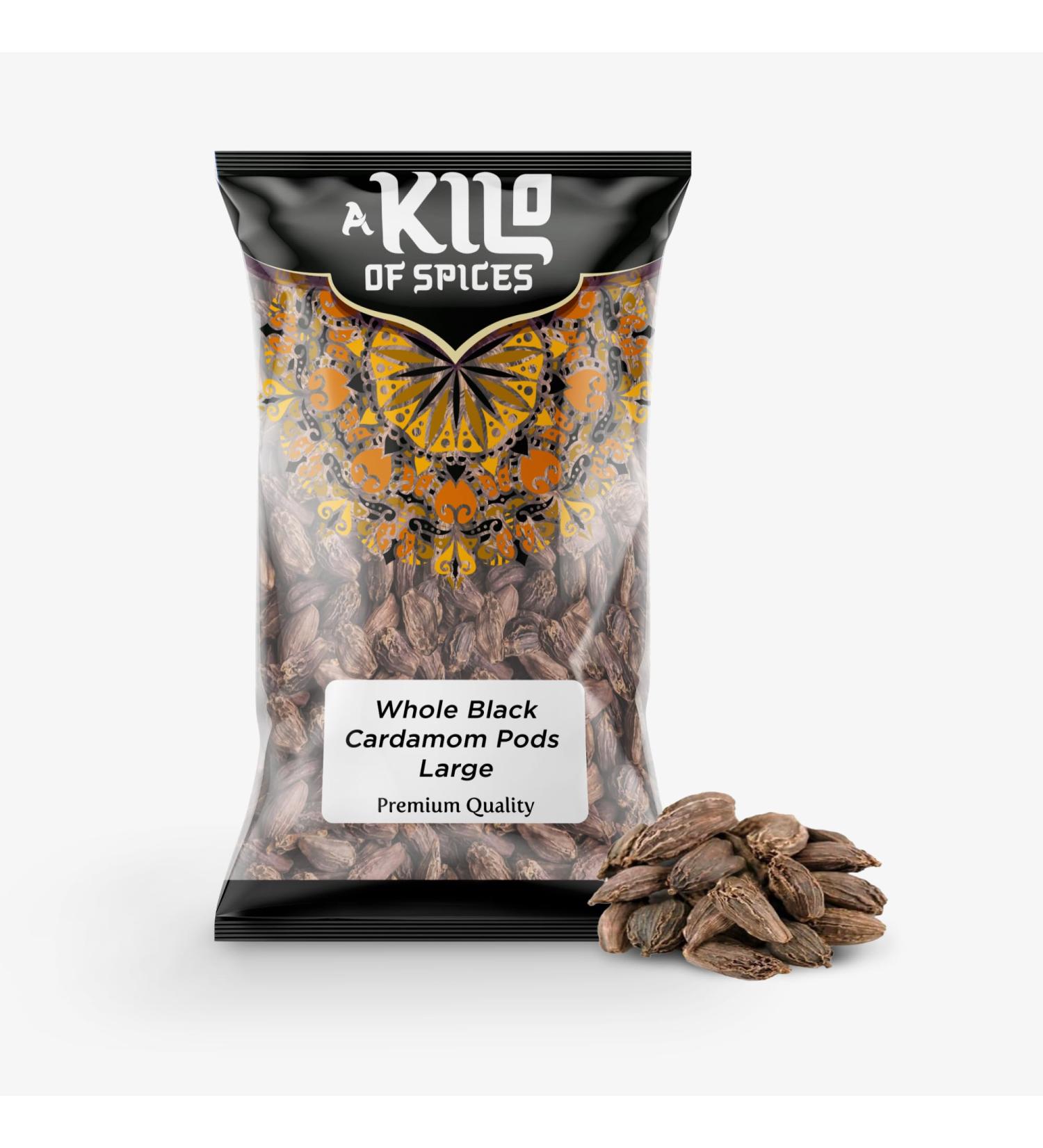 Black Cardamom Pods Whole (200g)