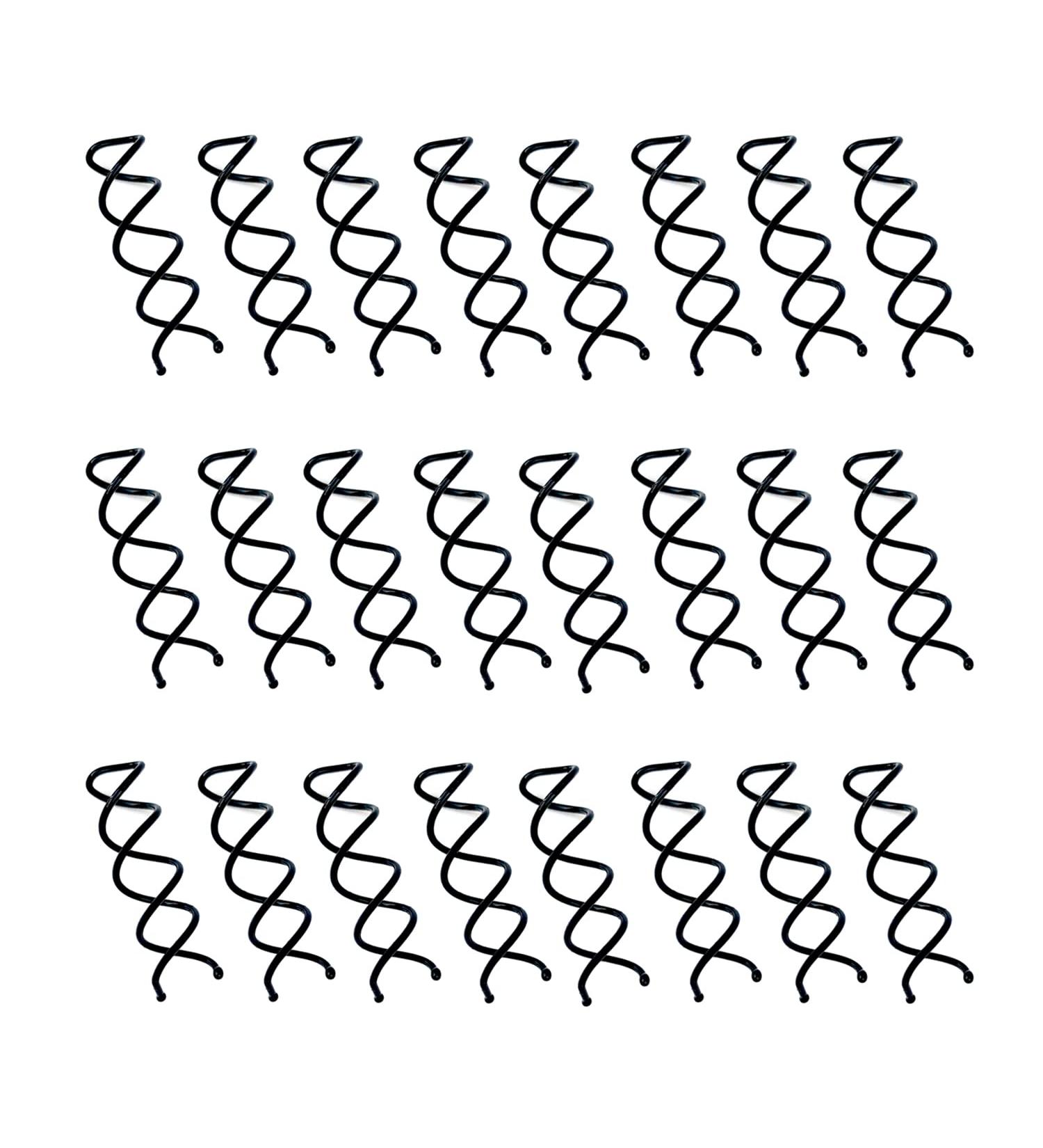Aoyoho 50 Pack Spiral Bobby Hair Spin Pins - Non-Scratch Round Tips - Buy Online on GoSupps.com