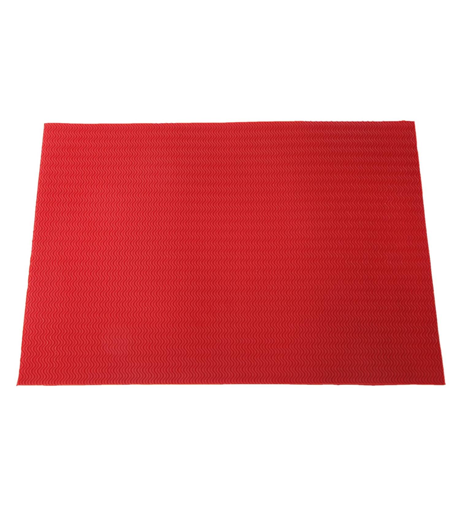 Wear Resistant Anti Skid Shoe Sole Cowhells Pad 58cmx38cmx2.2mm Suitable Slip Sports Eco Friendly (Red)