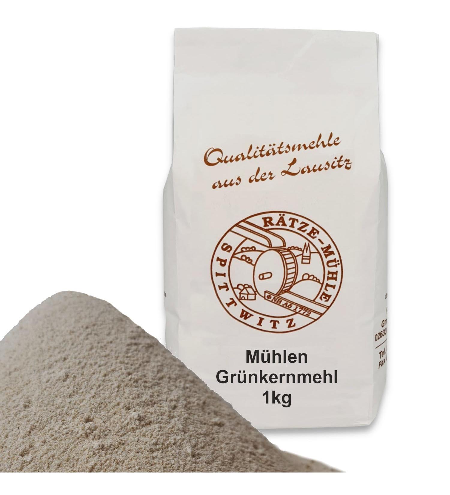 Mills Green Spelt Flour 1000g - Premium Quality Ground Green Spelt Grains from R tze Mill - Buy Online on GoSupps.com