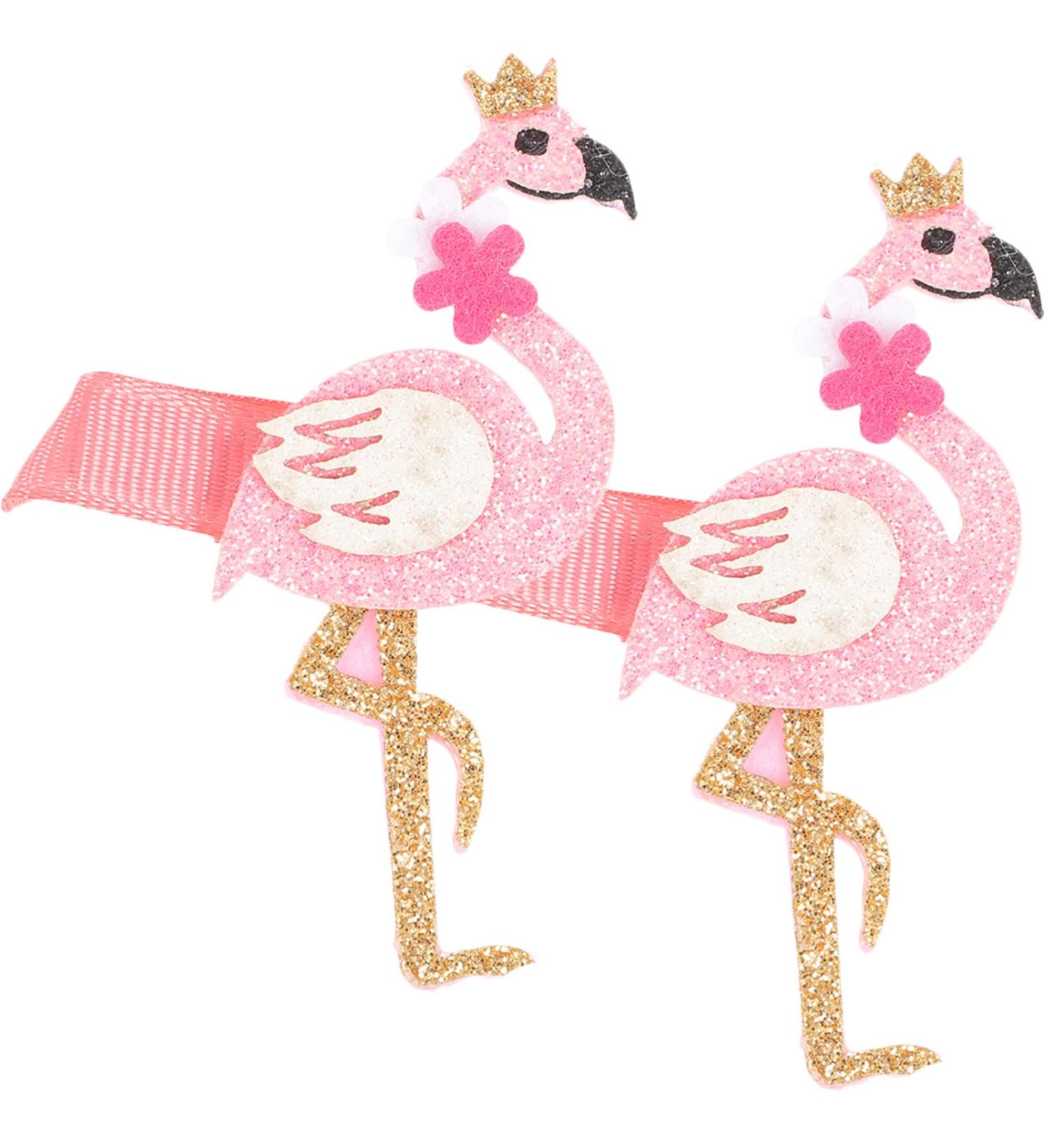 Amosfun Pink Flamingo Hair Clips - Cute Hair Accessories for Girls Toddlers & Teens - International Shipping Available - Buy Online on GoSupps.com