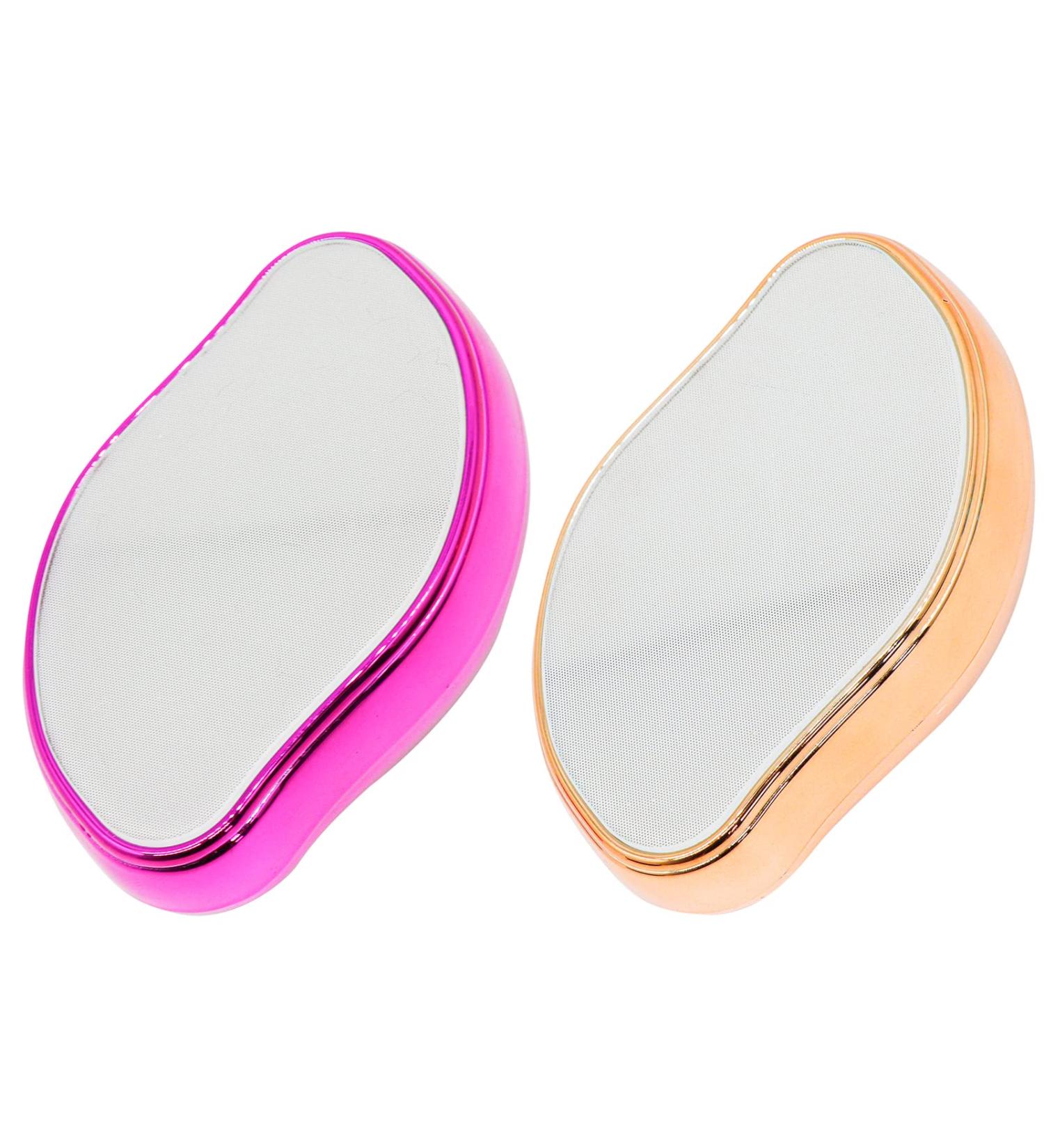 Koiernr Crystal Hair Eraser - Portable Mild Epilator for Painless Hair Removal - Skin Exfoliator Tool for Men and Women - Gold+Rose Red - Buy Online on GoSupps.com