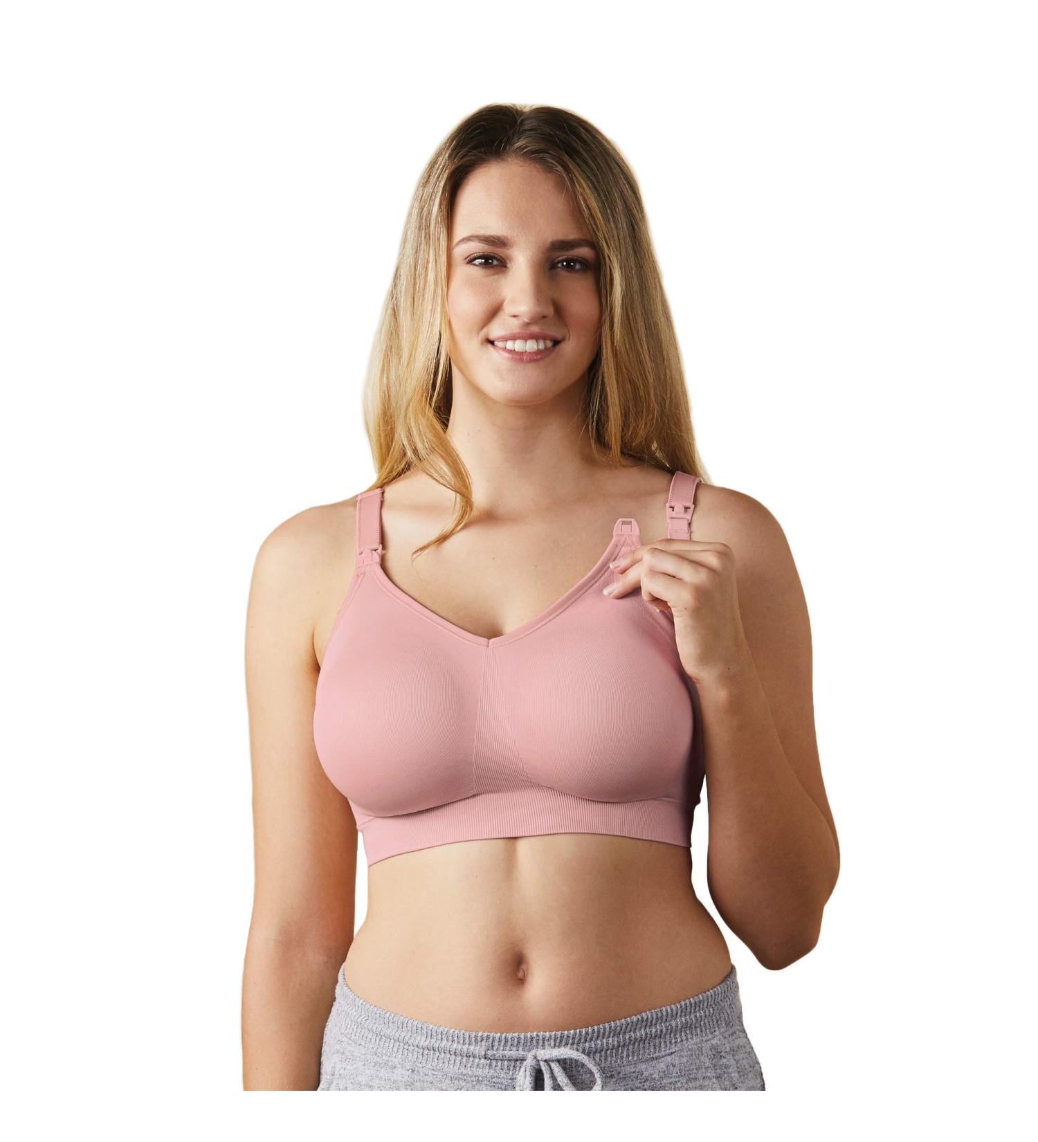 Bravado Body Silk Seamless Nursing Bra 1401 XS - Dusted Peony - Buy Online on GoSupps.com