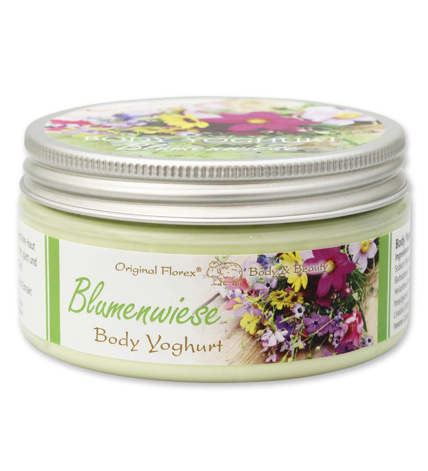 Florex Body Yoghurt - Flower Meadow - refreshingly light vitamin body yoghurt silky soft skin 200 ml