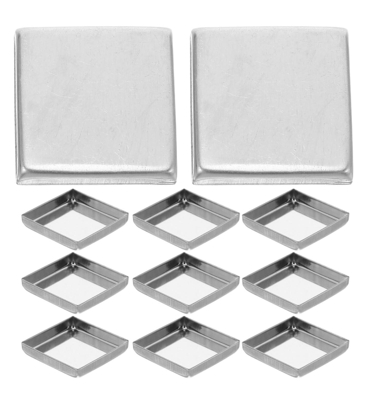 30 Pi ces Palette Fard Paupi res Vide Po les M talliques Carr es Recharge Aimant e pour Fard Joues et Maquillage DIY Organisateur Cosm tique - Buy Online on GoSupps.com