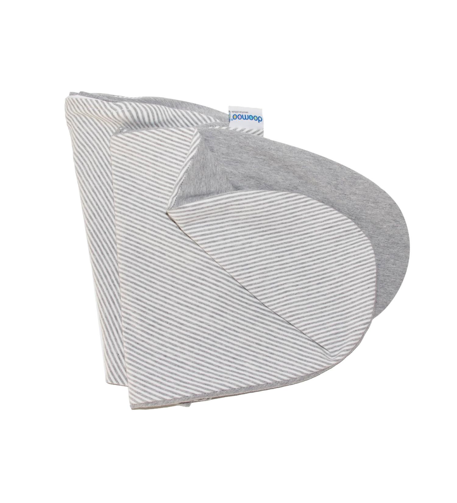 Doomoo Buddy Pregnancy and Nursing Pillow Cover - Ultra Soft Organic Oeko-tex and Stretchy Fabric Classic Grey - Buy Online on GoSupps.com