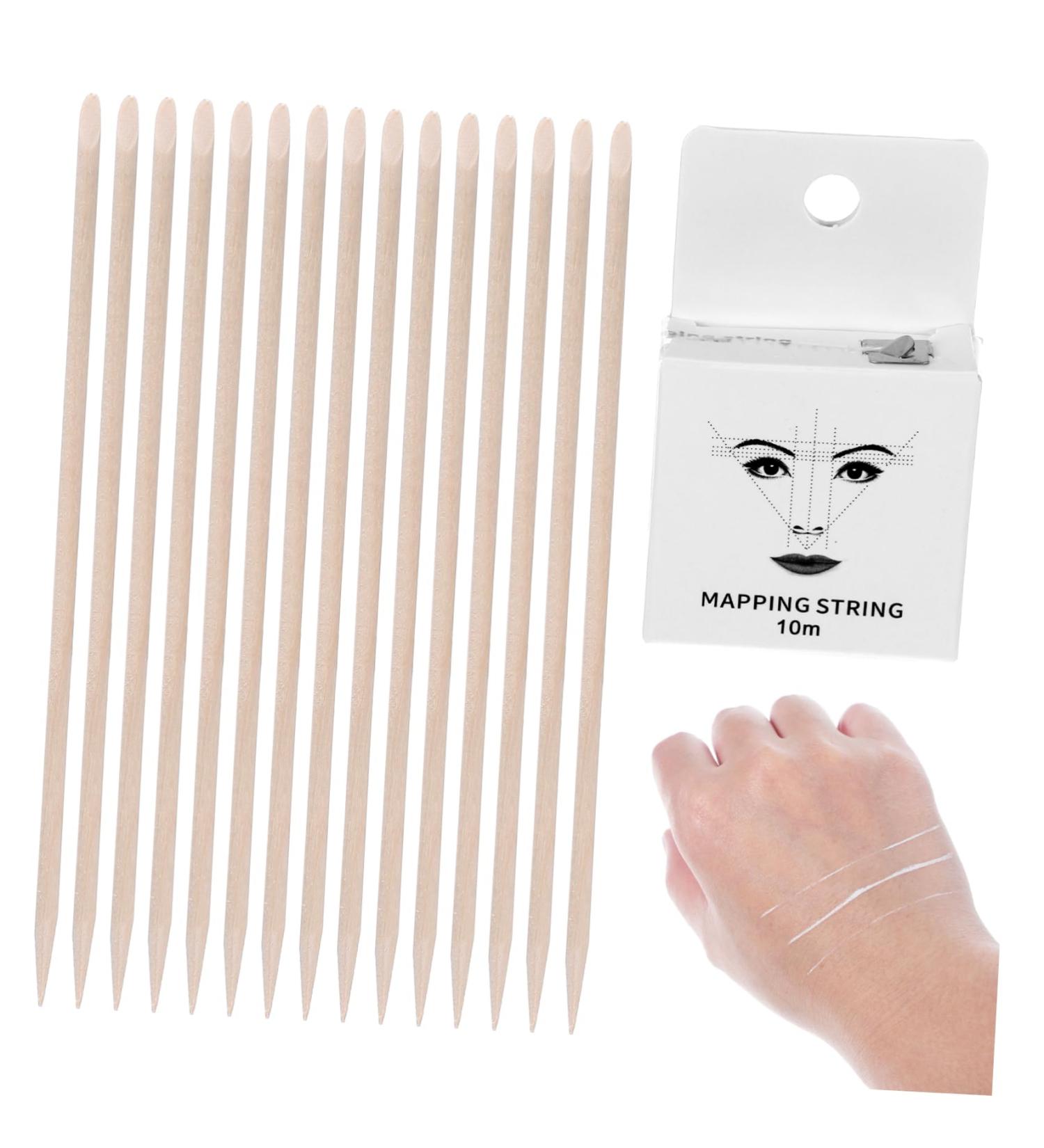 FOYTOKI 1 set string Drawing Eyebrow Sticks Line with Portable Women Thread Supply Facial Beauty Mapping - Buy Online on GoSupps.com