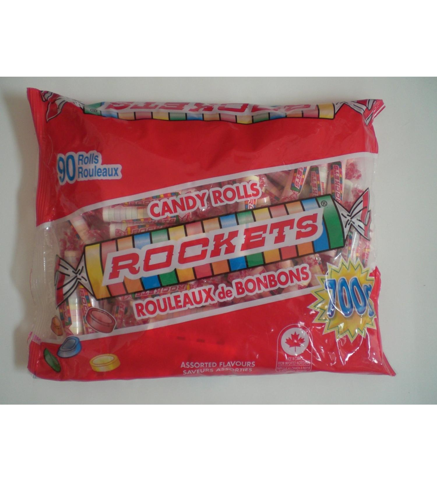 Candy Rolls Rockets 90 Rolls 700g