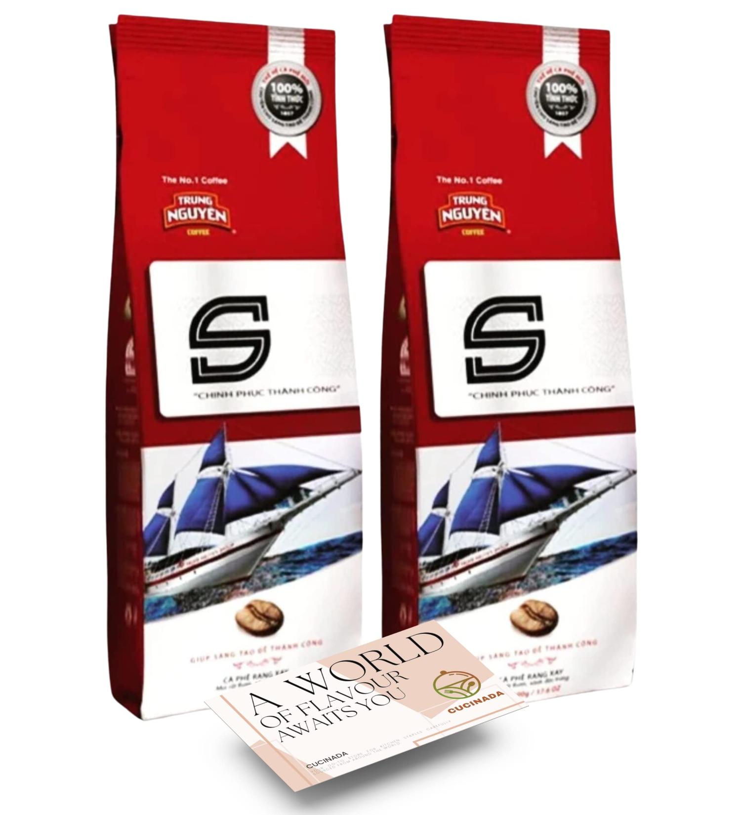 Vietnamese Coffee - Trung Nguyen Coffee S Blend 500g x 2 - Buy Online on GoSupps.com