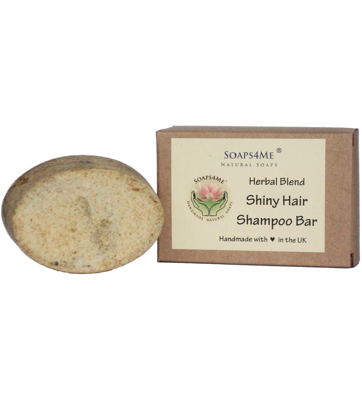 SOAPS4ME Handmade shampoo bar for shiny hair | with ginger root | henna | chia seeds | amla | tulsi | shikakai | reetha | sulphate free | for men and women