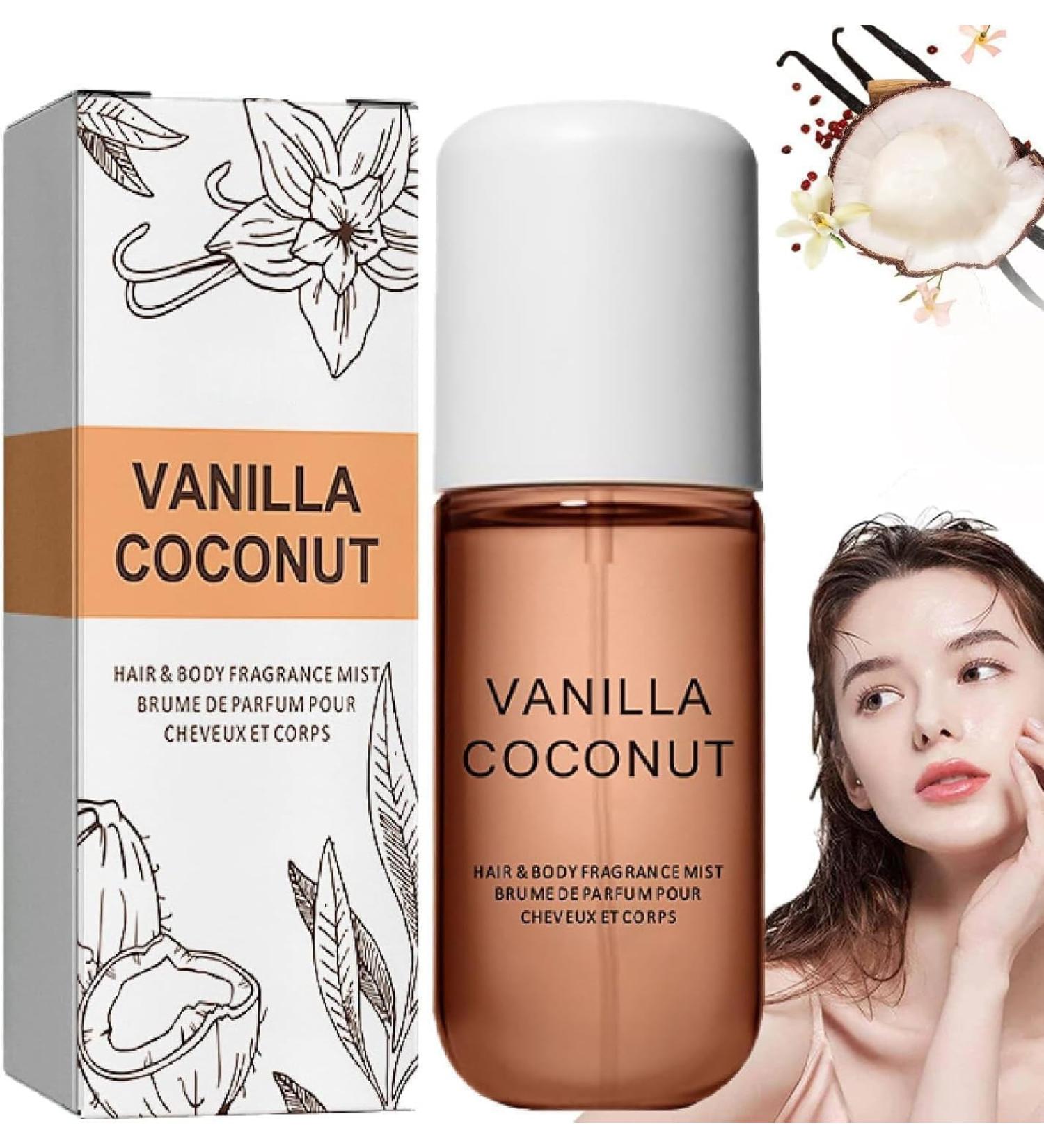 Koec Vanilla Coconut Perfume Coconut Vanilla Perfume Body Mist Travel Size Body & Hair Fragrance Mist 50 Ml Travel Size Long Lasting Perfume Spray (vanilla cocount) - Buy Online on GoSupps.com