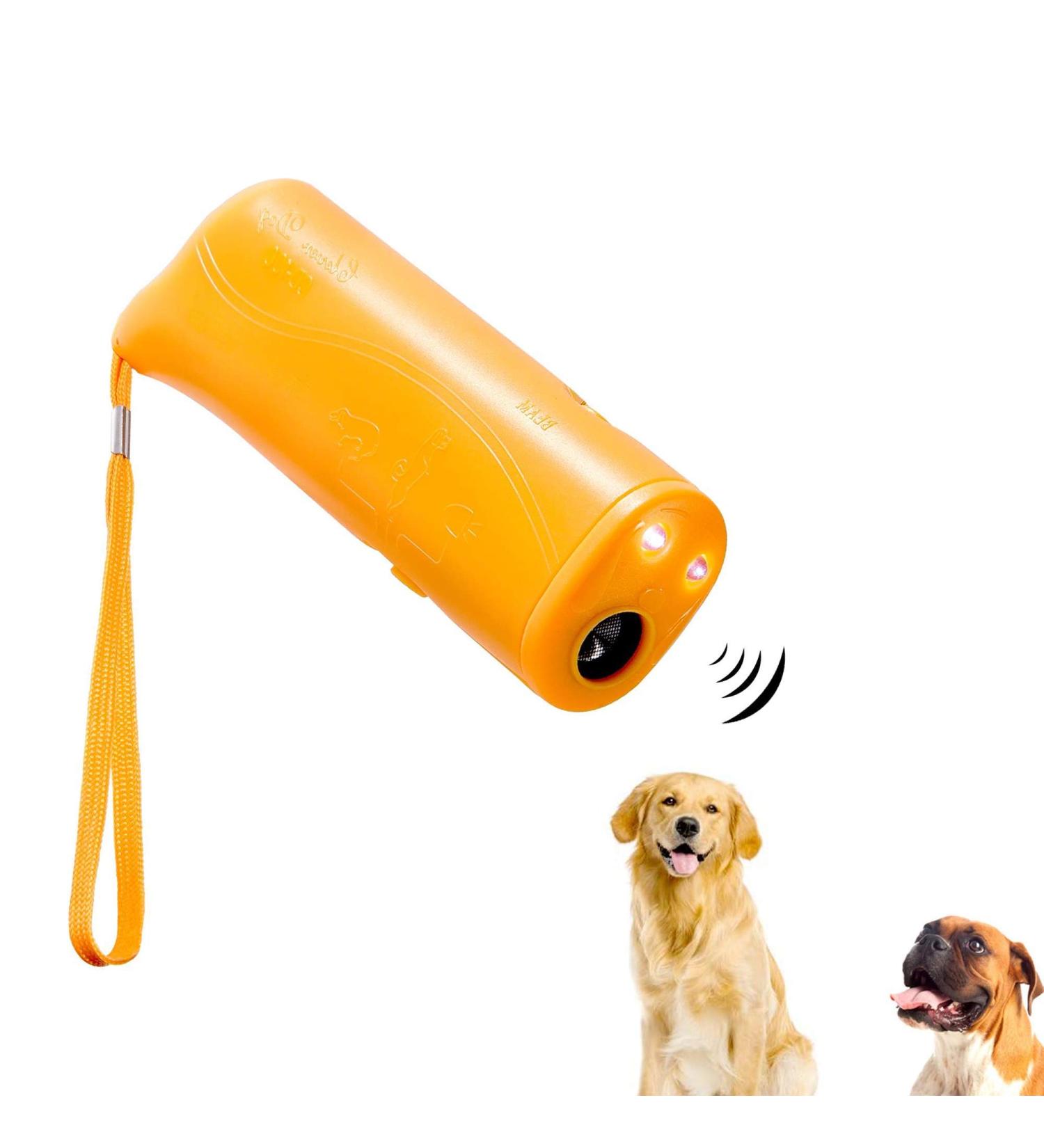 3-in-1 My Heart LED Ultrasound Dog Repeller & Trainer Anti-Bark Handheld Device for Effective Dog Training - Buy Online on GoSupps.com