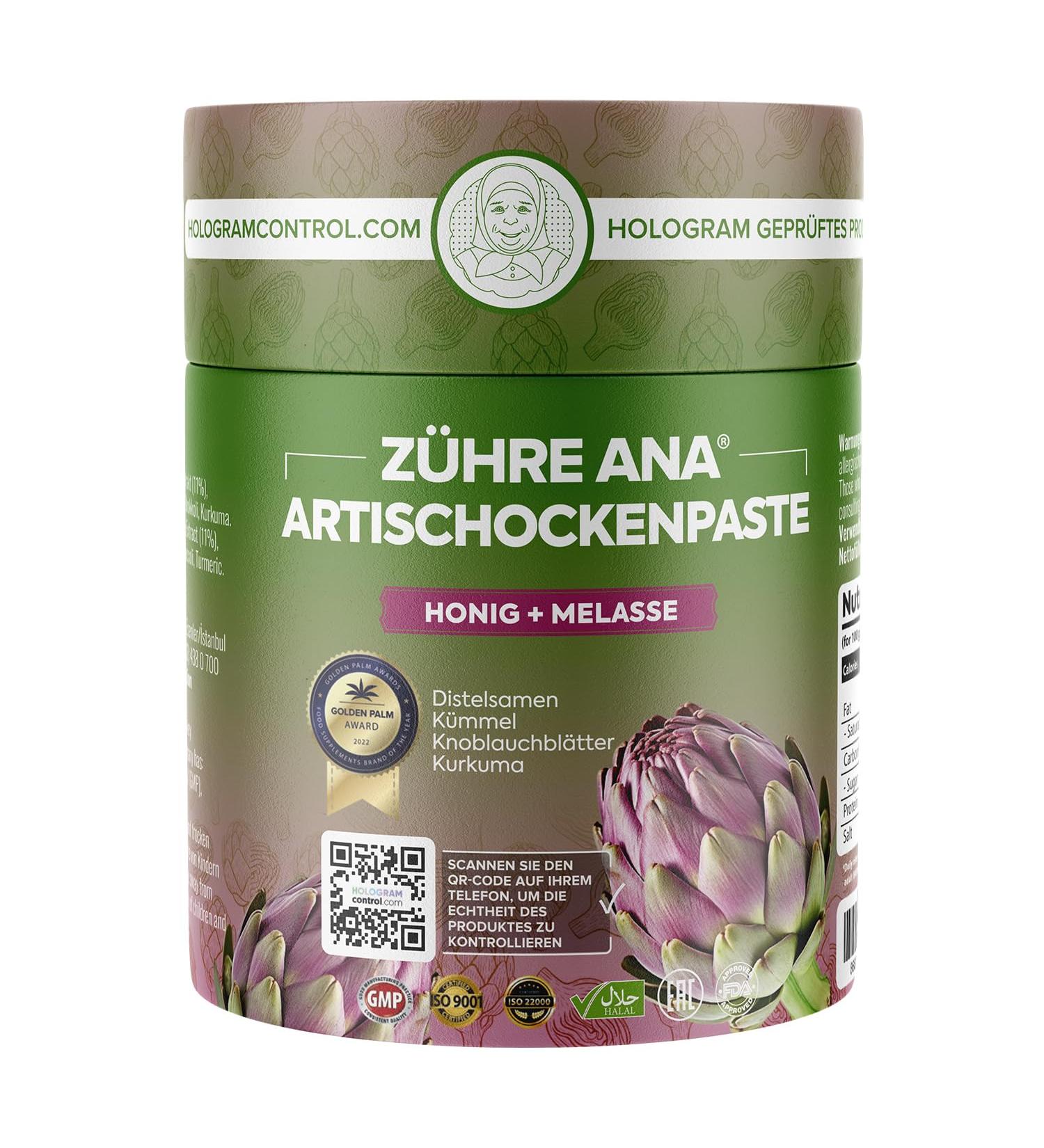 Buy Tool Ana Artichoke Paste - Antioxidant & Silymarin Rich - Liver Kidney & Urinary Tract Support - Vegan & Toxin-Free - Buy Online on GoSupps.com