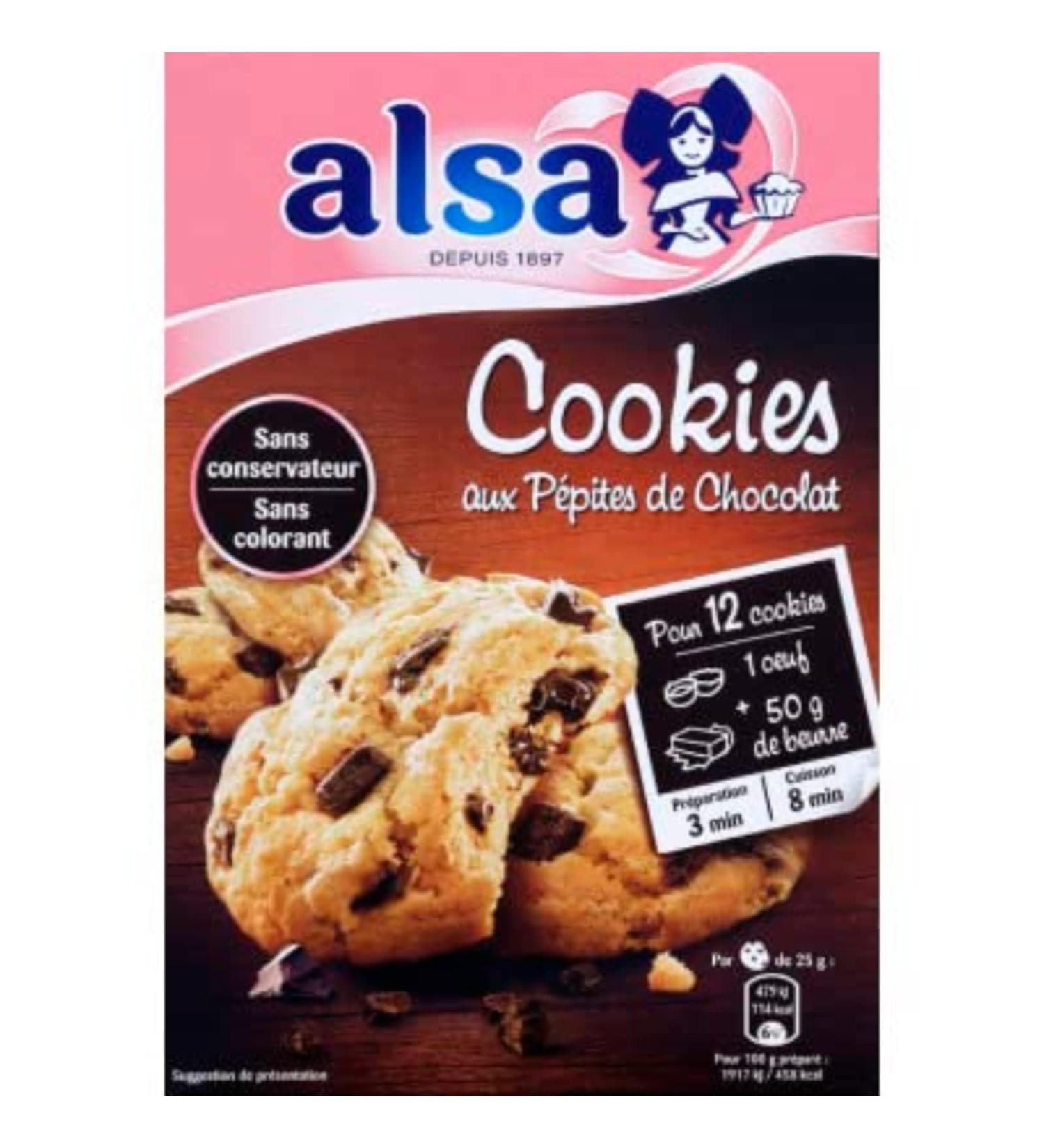 Alsa Alsa Chocolate Chip Cookie Mix - 240g Pack