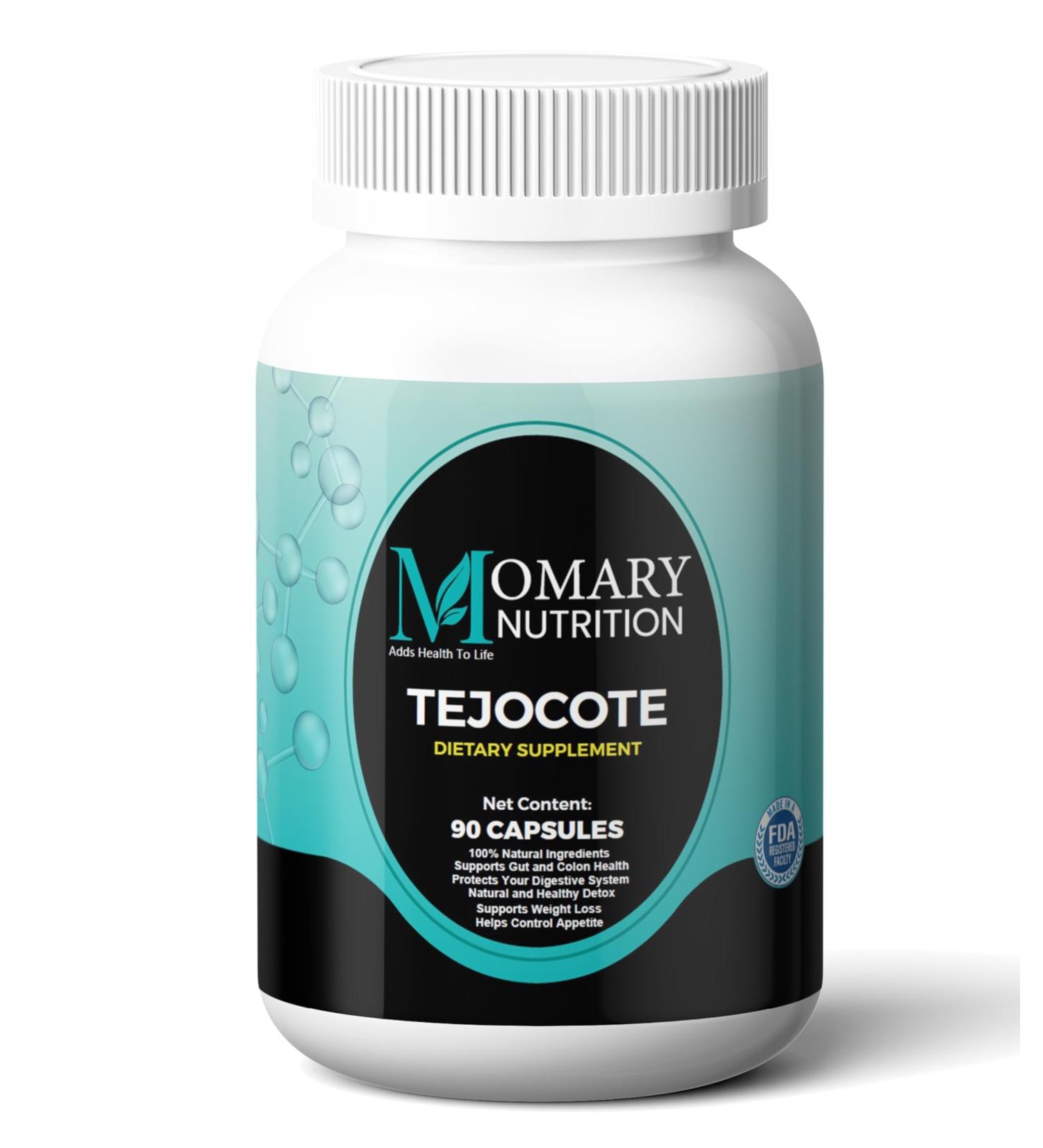 Tejocote Root with Spirulina Algae and Nopal Prickly Pear Cactus | Natural Detox & Weight Management Support | Natural GLP-1 Support | Free of Yellow Oleander | 3rd Party Tested | Vegan 90 Capsules - Buy Online on GoSupps.com