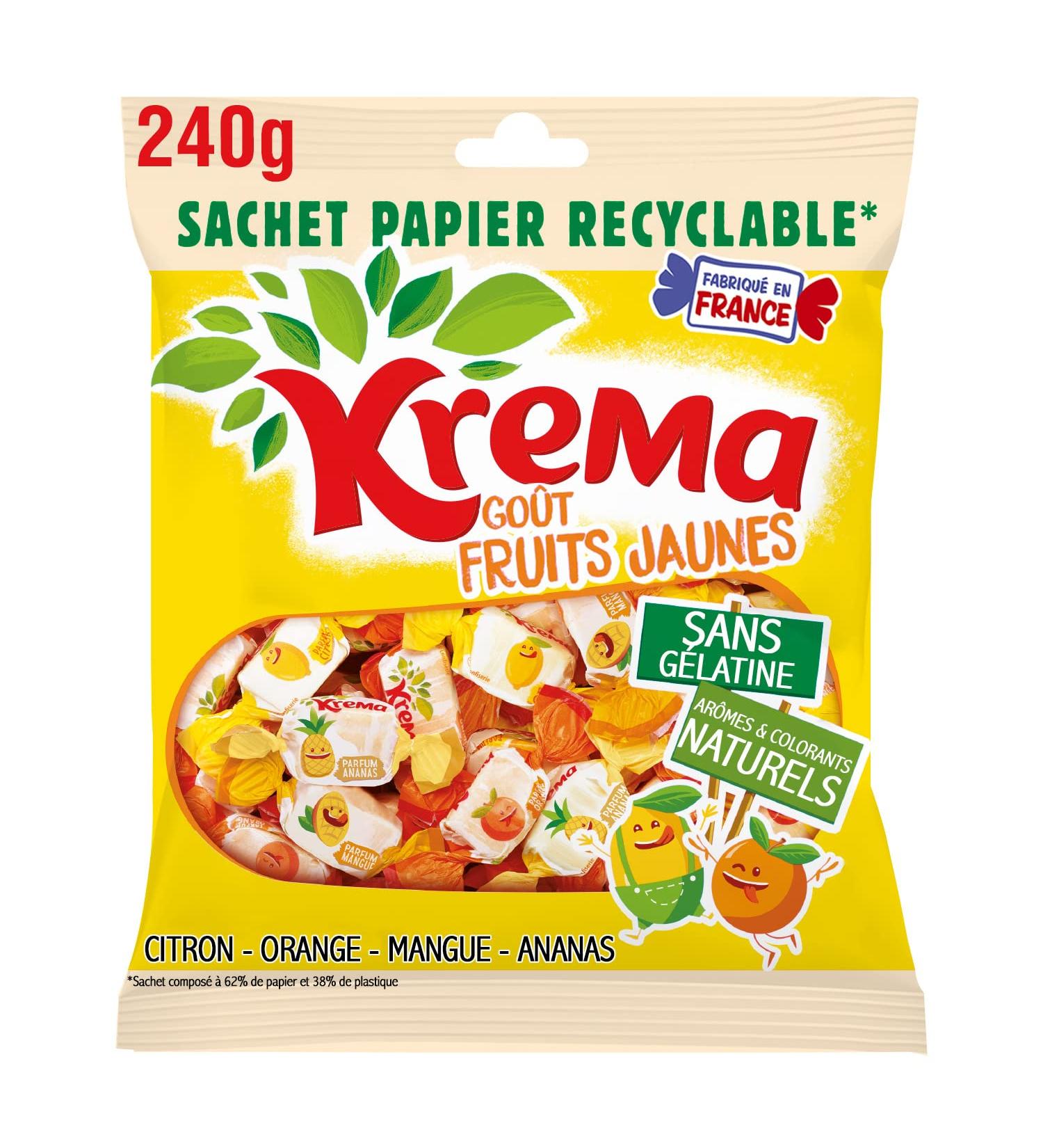 Krema Kr ma Fruit Yellow 100% Recyclable 240 g