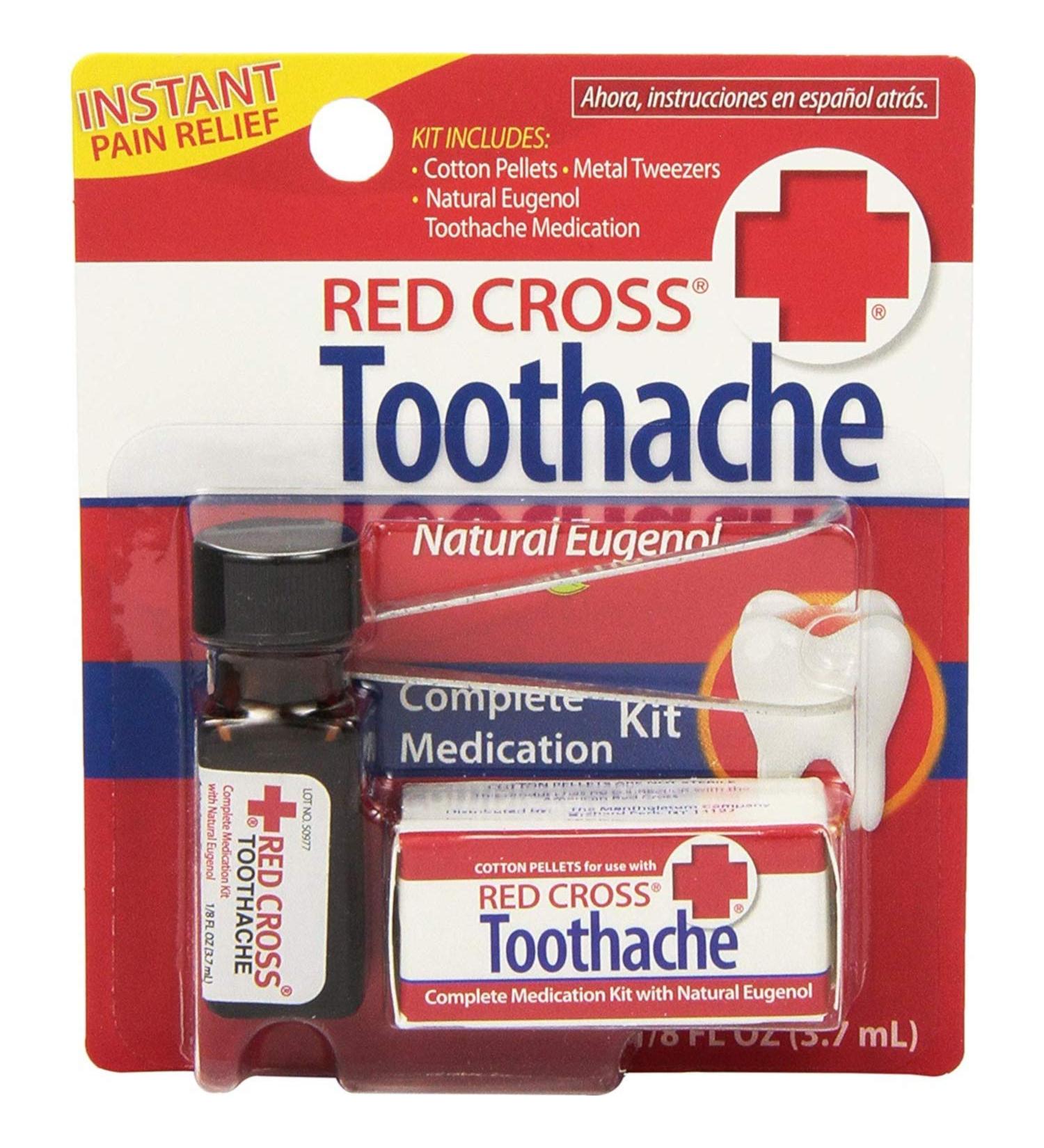 Red Cross Toothache Medication Drops