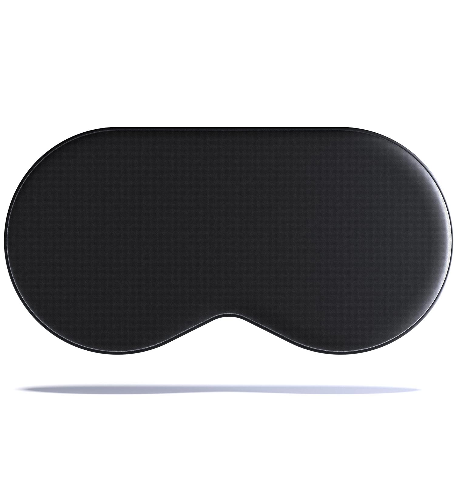 SMUG Satin Sleep Mask & Eye Mask | Deep Dream Sleep Masks for Women & Men | Soft Sleeping Eye Mask to Nourish Skin & Reduce Dark Circles | Eye Sleep Mask to Block Out Light | Black