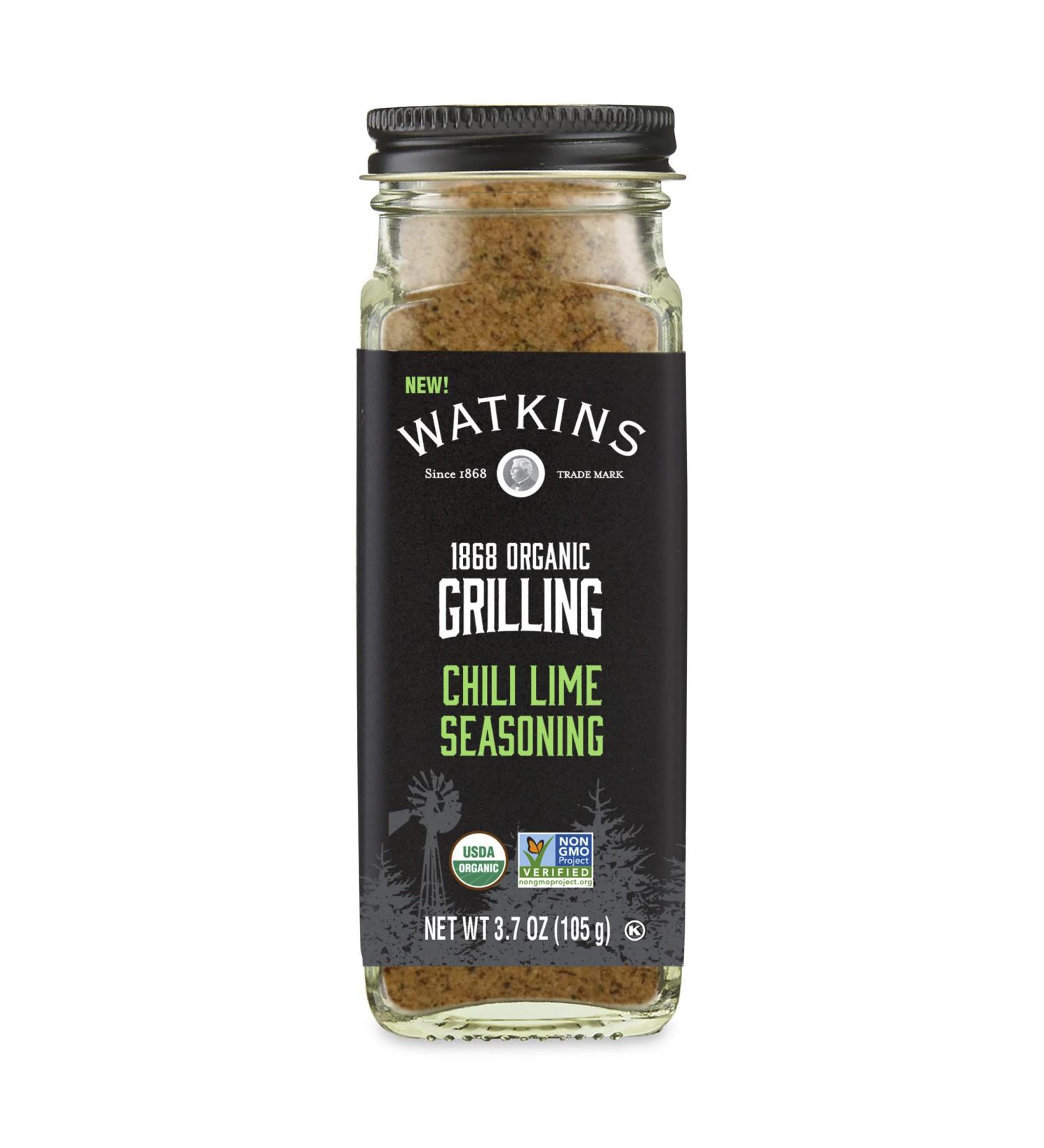 Organic Watkins Chili Lime Seasoning 3.7 oz | Authentic Flavor | 1 Count - Buy Online on GoSupps.com