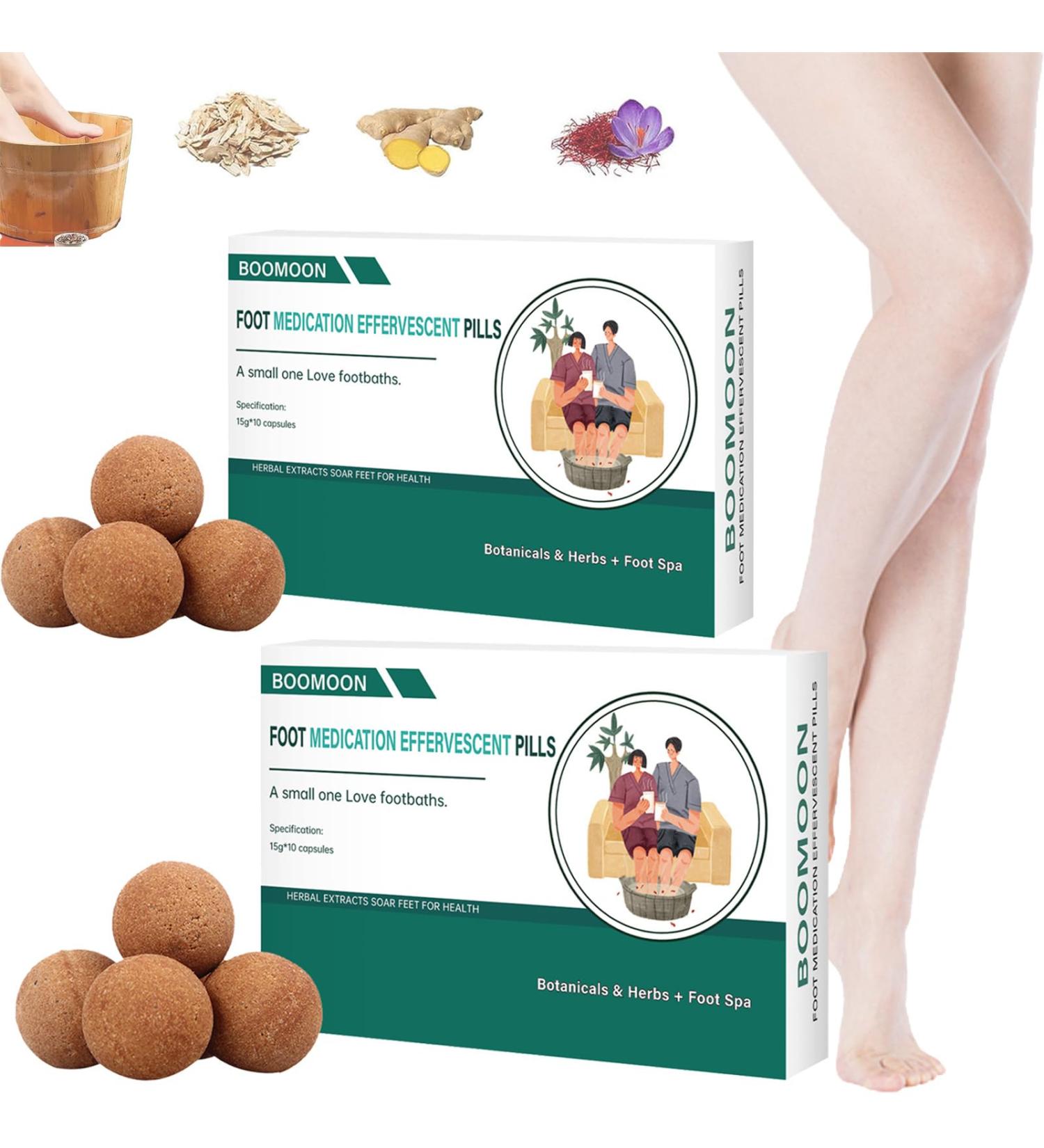 Buy 2023 EfferVescent Foot Medication Pills - Herbal Detox Foot Soak & Essential Oil Bath Tablets (3 Box) - International Shipping Available - Buy Online on GoSupps.com