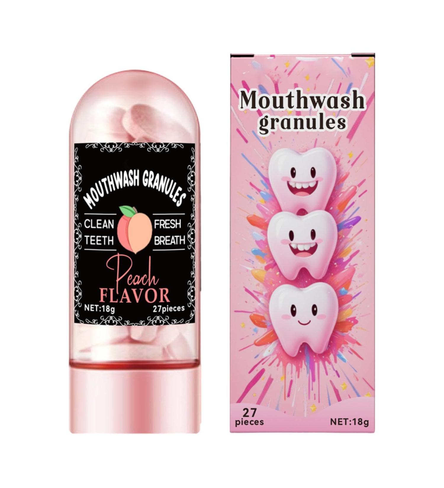 Mundwater Granules - 27 Pieces of Mouthwash for Gum Health | Fresh Breath & Instant Relief - Shop Now! - Buy Online on GoSupps.com