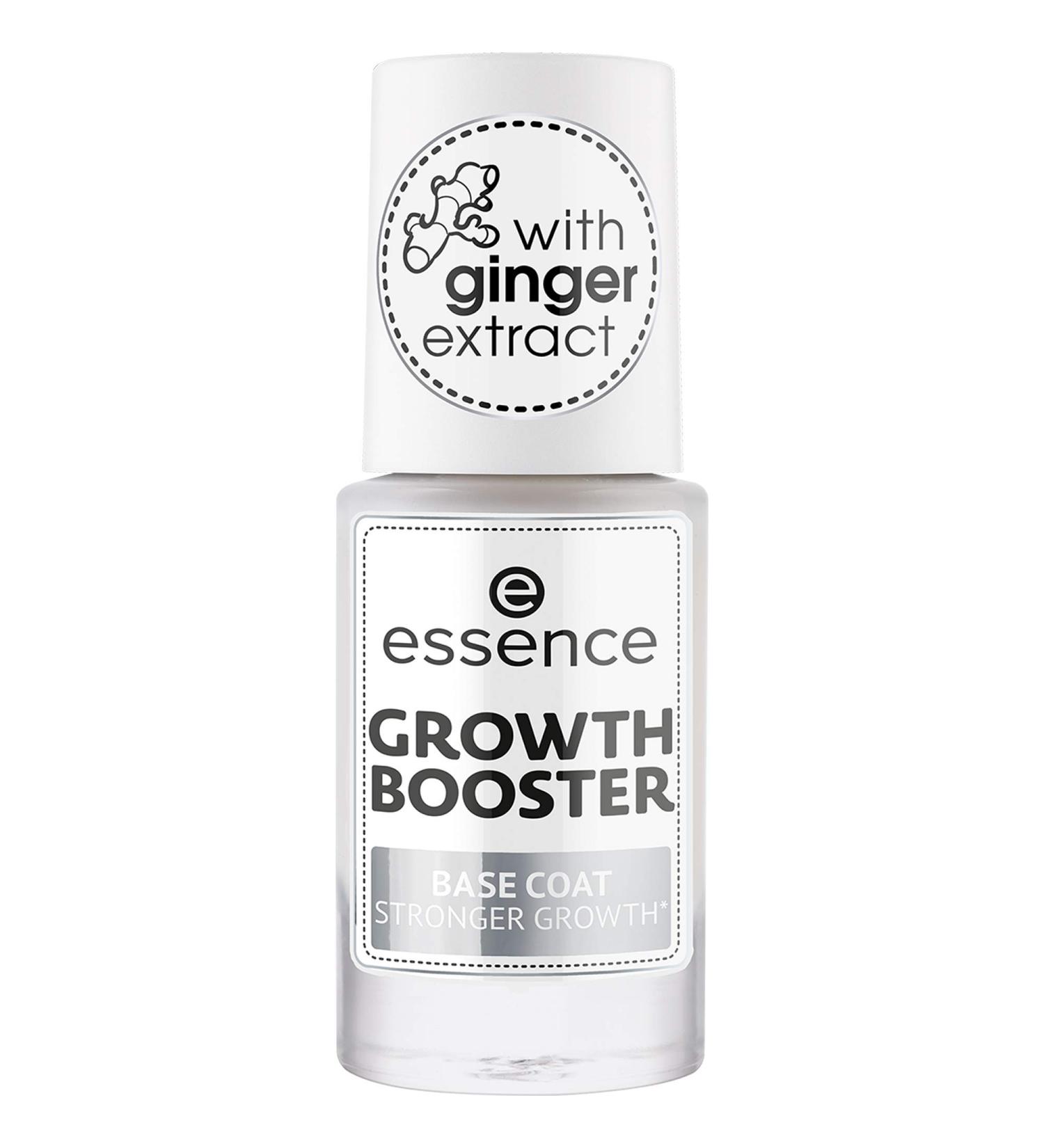 Essence Growth Booster Base Coat - Strengthening Nail Care for Stronger Growth | Vegan Acetone-Free 8ml - Buy Online on GoSupps.com