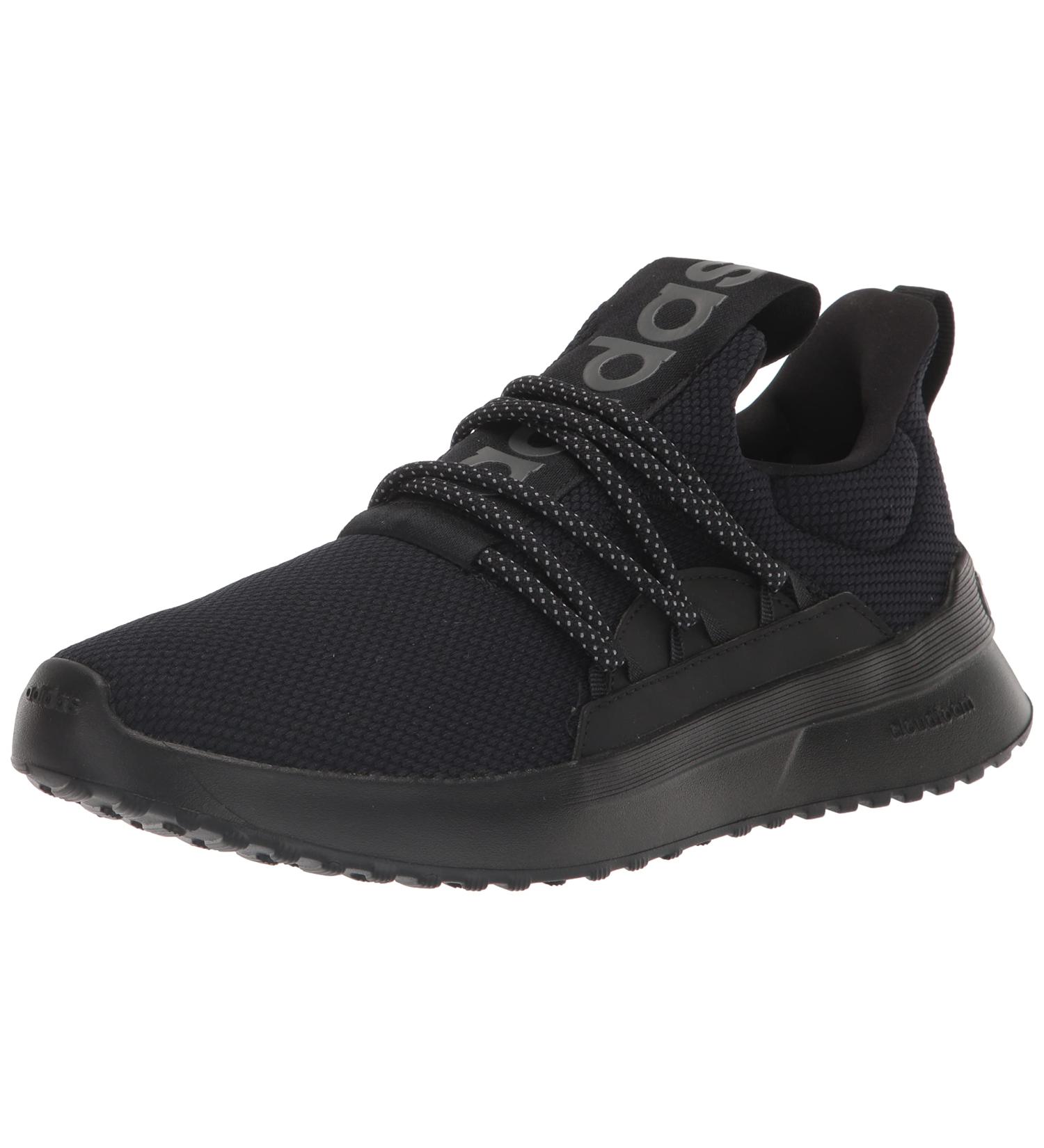 adidas Men's Lite Racer Adapt 5.0 Running Shoe - Size 10 - Black/Black/Grey - Buy Online on GoSupps.com