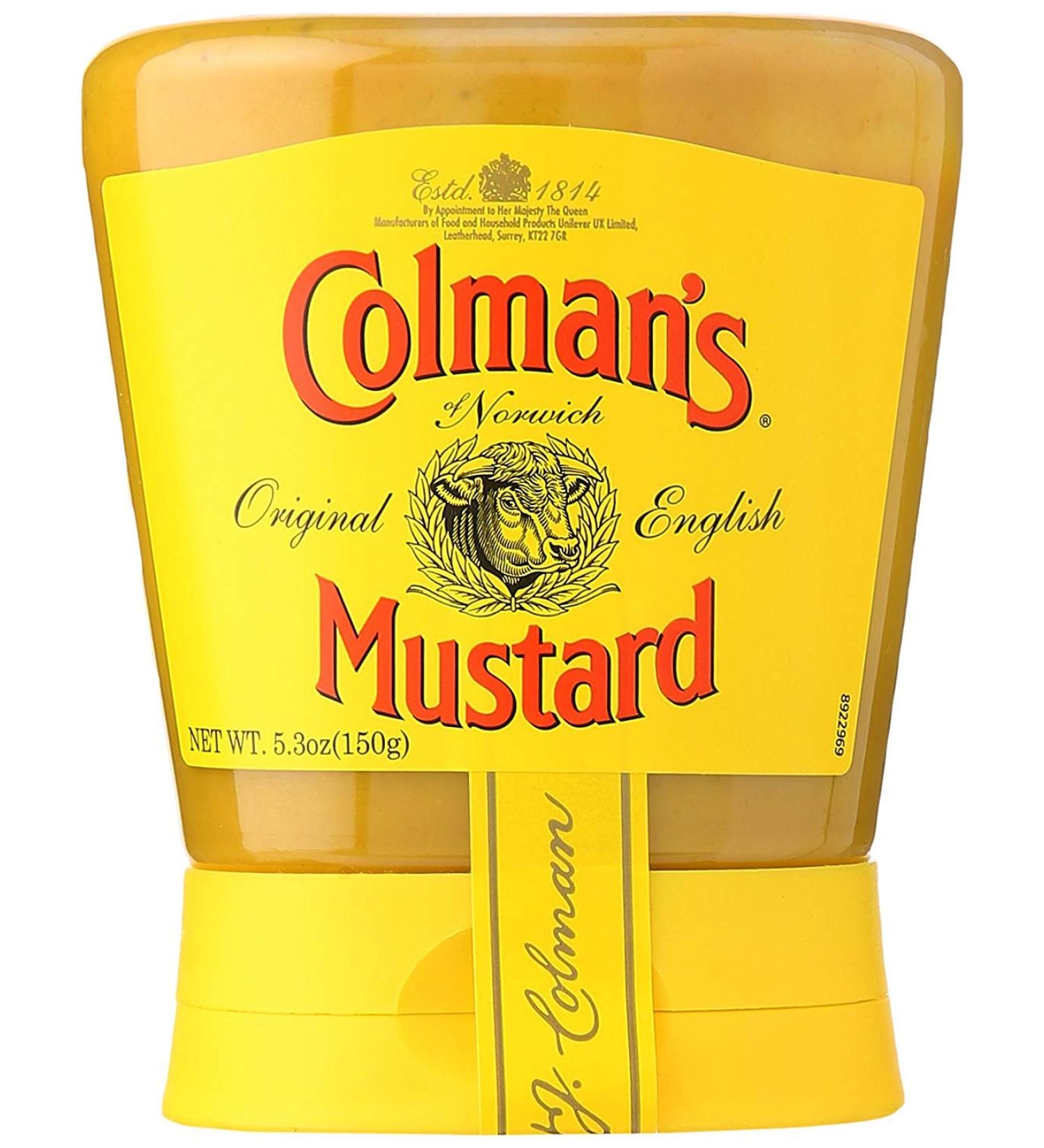 Colman's Squeezy Mustard 5.3oz (Pack of 2) - Hot & Tangy for Grilling, Dips, Dressings, Marinades - Buy Online on GoSupps.com