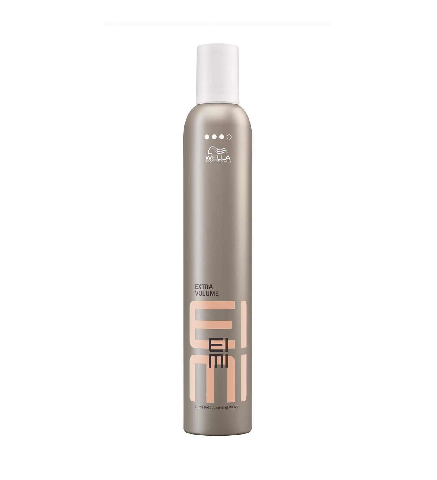 Wella EIMI Extra Volume Strong Hold Heat Protection Hair Styling Mousse 500ml - Professional Body & Volume Boosting Formula - Buy Online on GoSupps.com