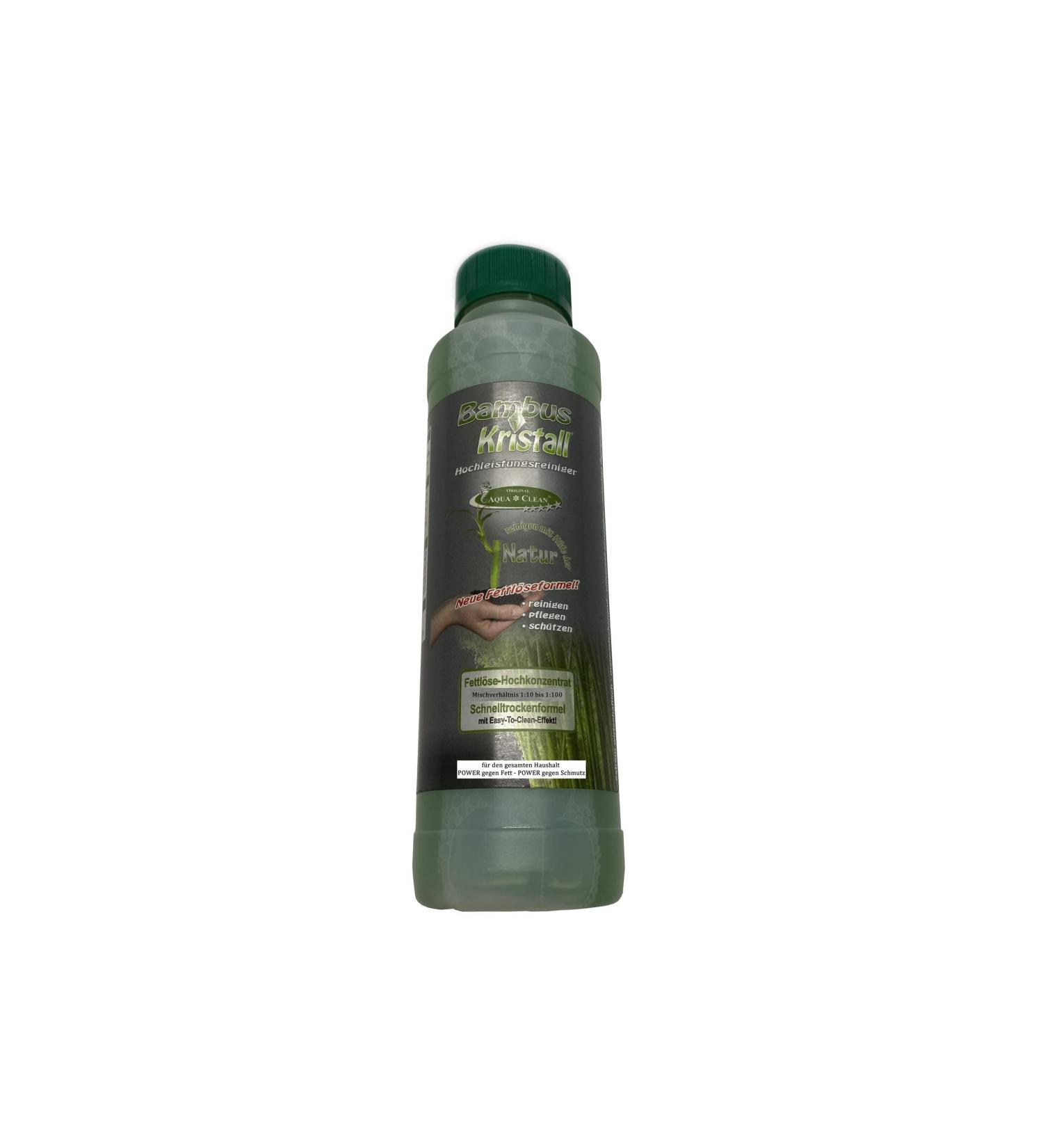 Bamboo Crystal High Performance Cleaner 1000ml - Hygiene - Grease Remover - Concentrate for up to 100 liters All-Purpose Cleaner 1 l (Pack of 1)