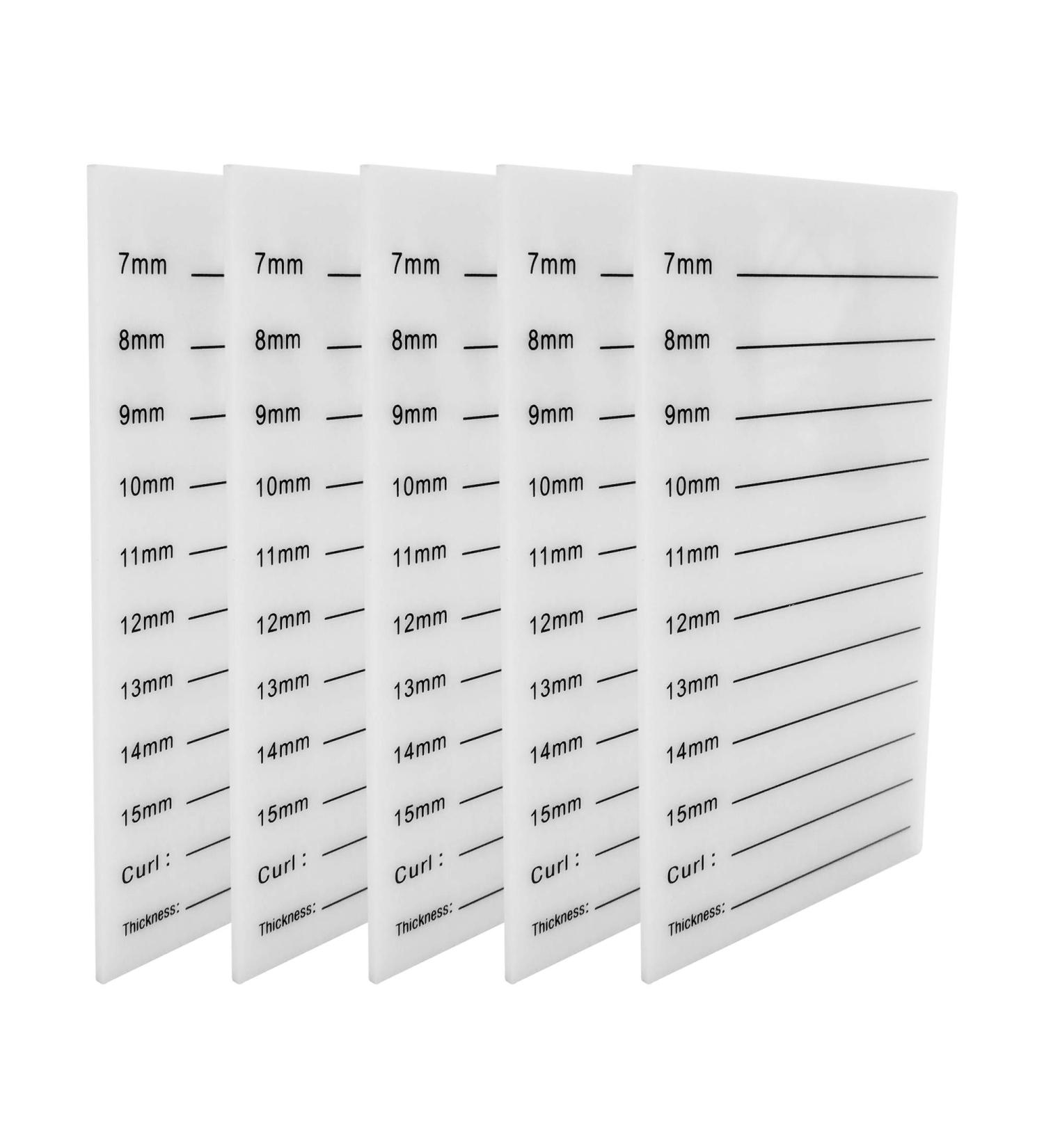 Weimob 5 Pieces Eyelash Palette Set - Scale & Storage Box Disposable Eyelash Palettes for Easy Use - Buy Online on GoSupps.com